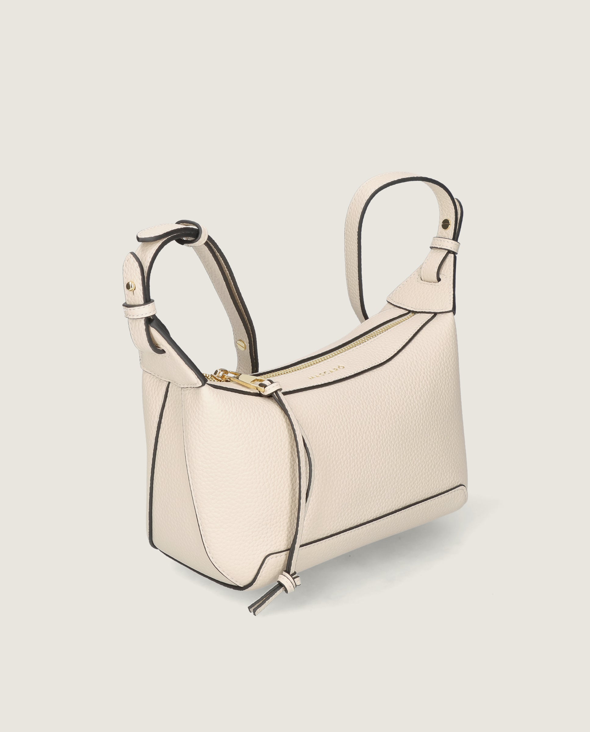 Arena crossbody bag in white leather