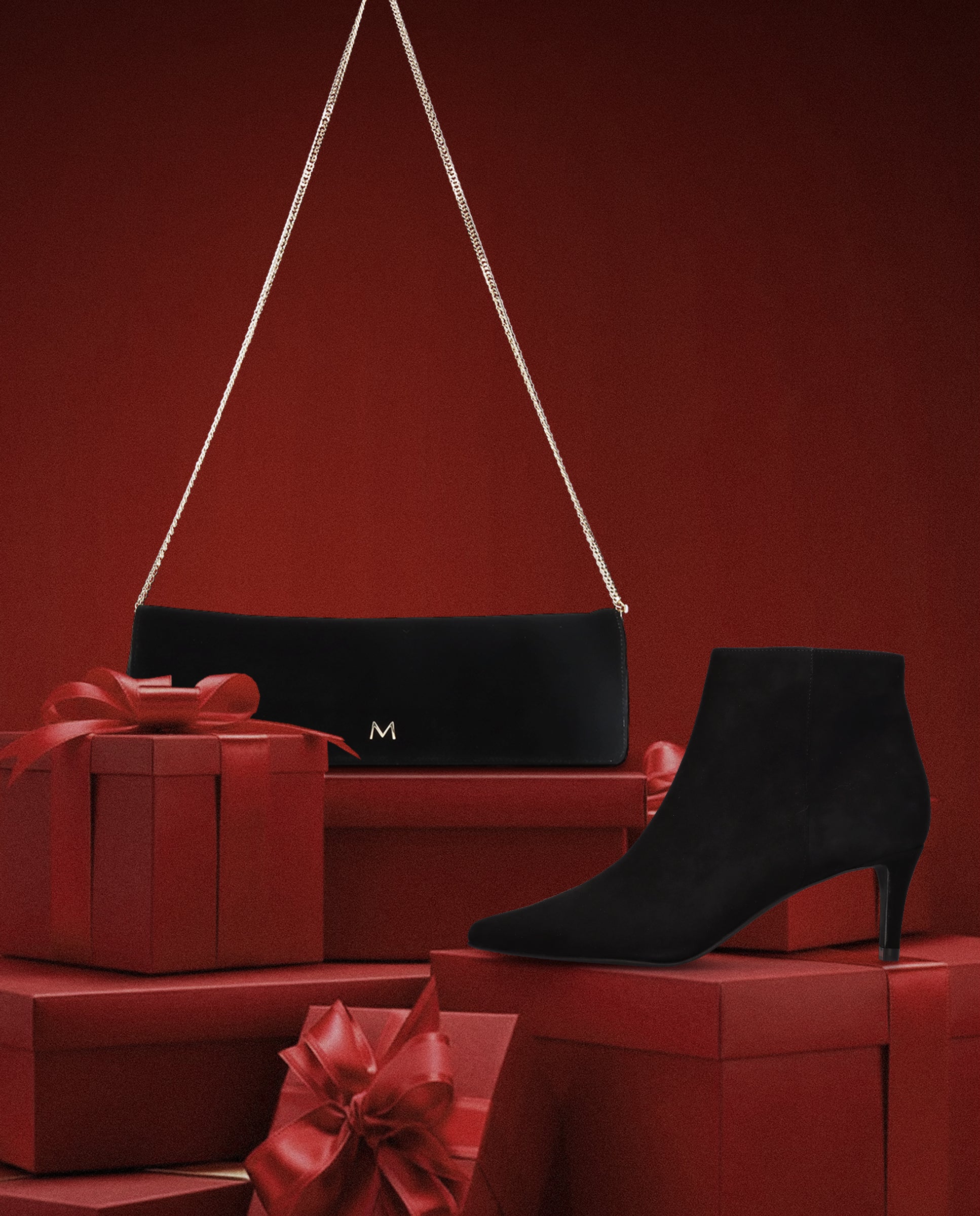 Imagen de Bolsos Bags Negros Ante por Mascaro