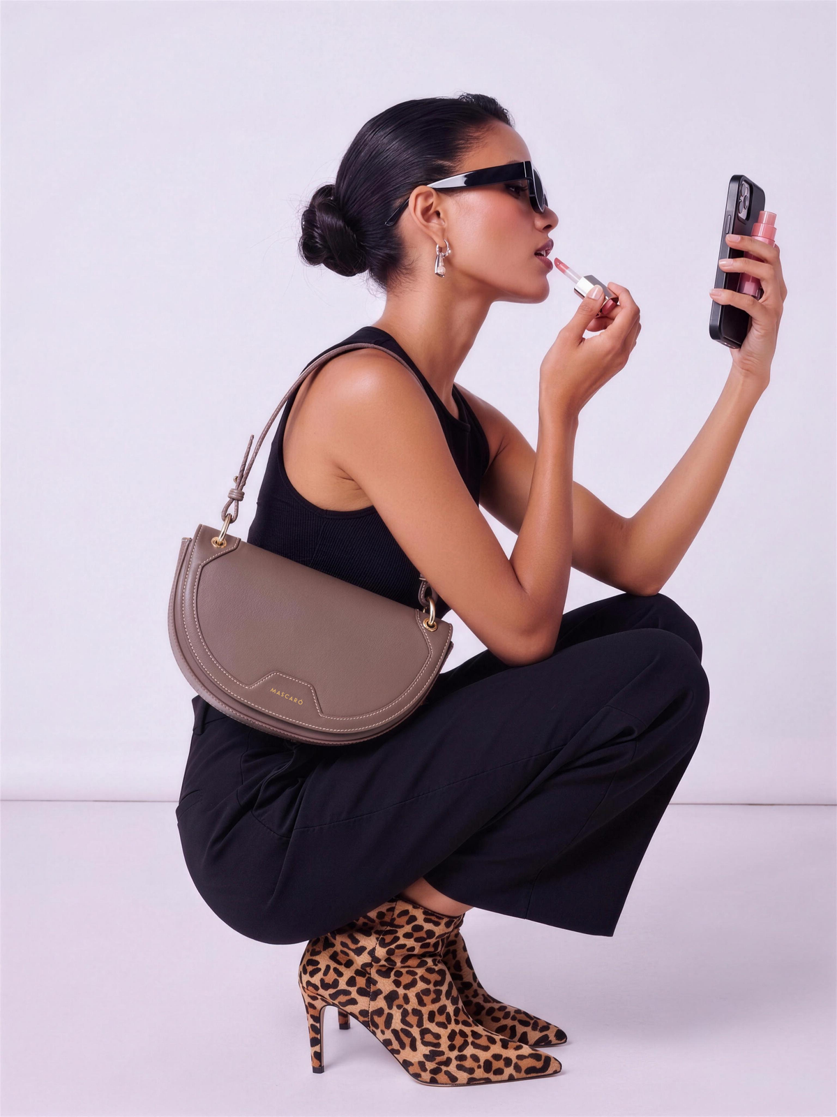Vista alternativa de Botines Alya Animal print Poni por Mascaro
