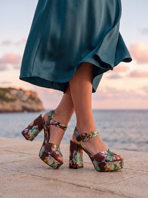 Vista alternativa de Sandalias Maris Marrones Tejidos por Mascaro