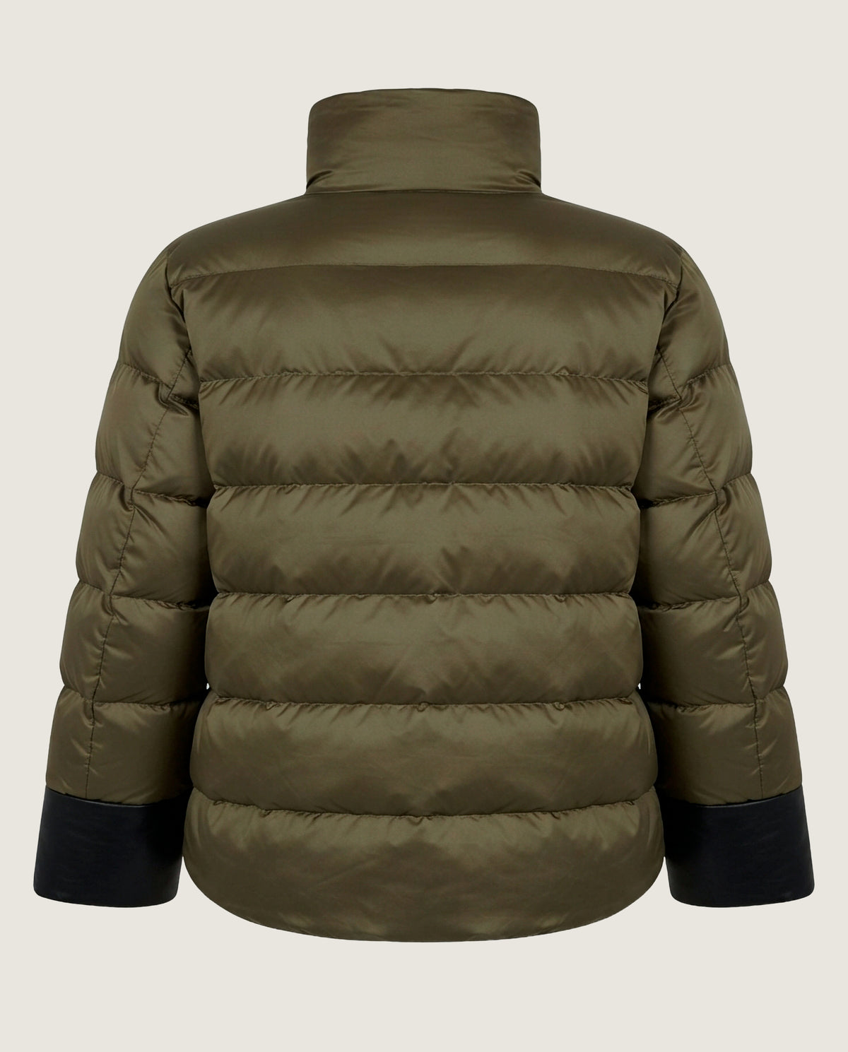 Chaqueta reversible piel negra