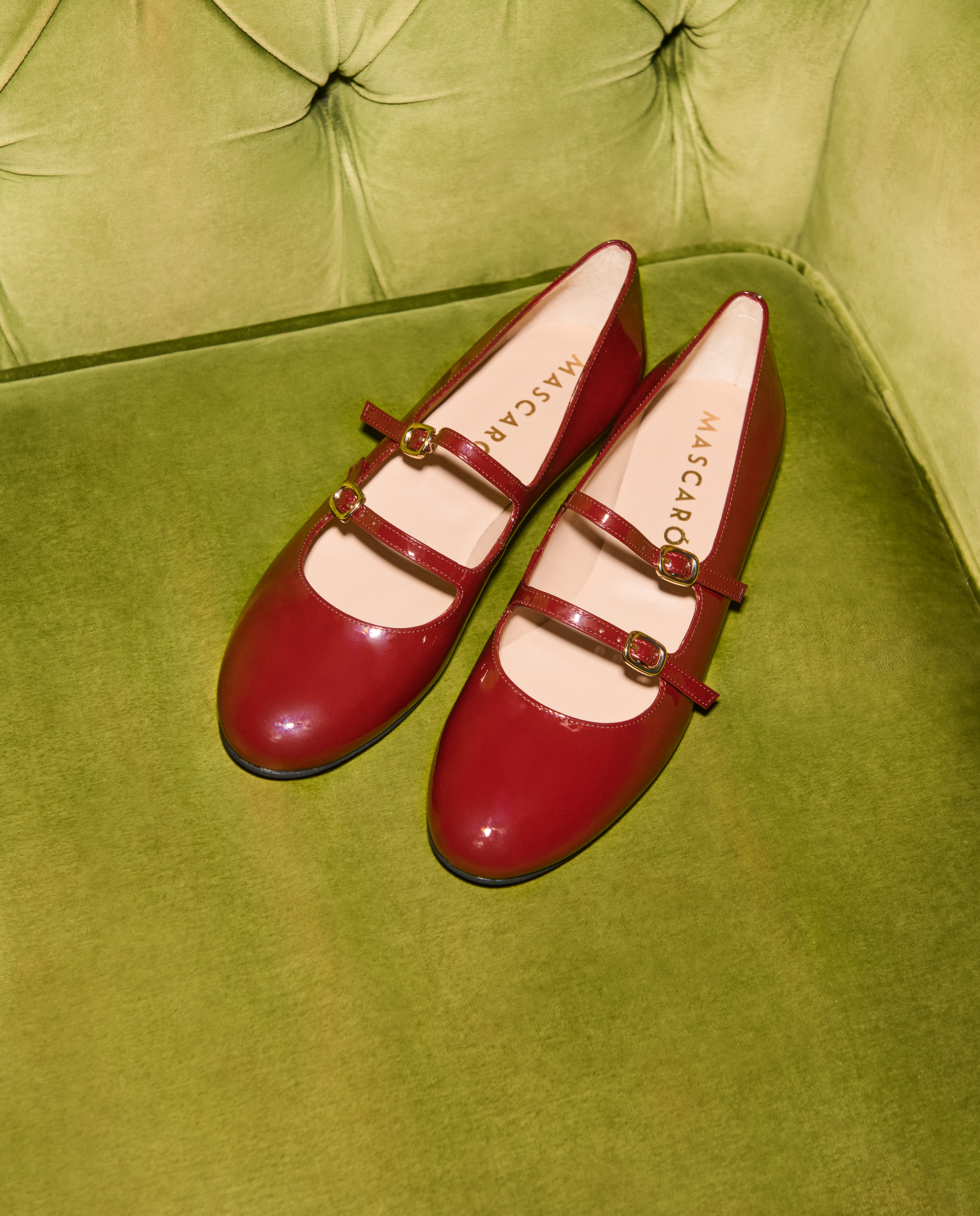 Bailarinas Audrey Rojos Charol