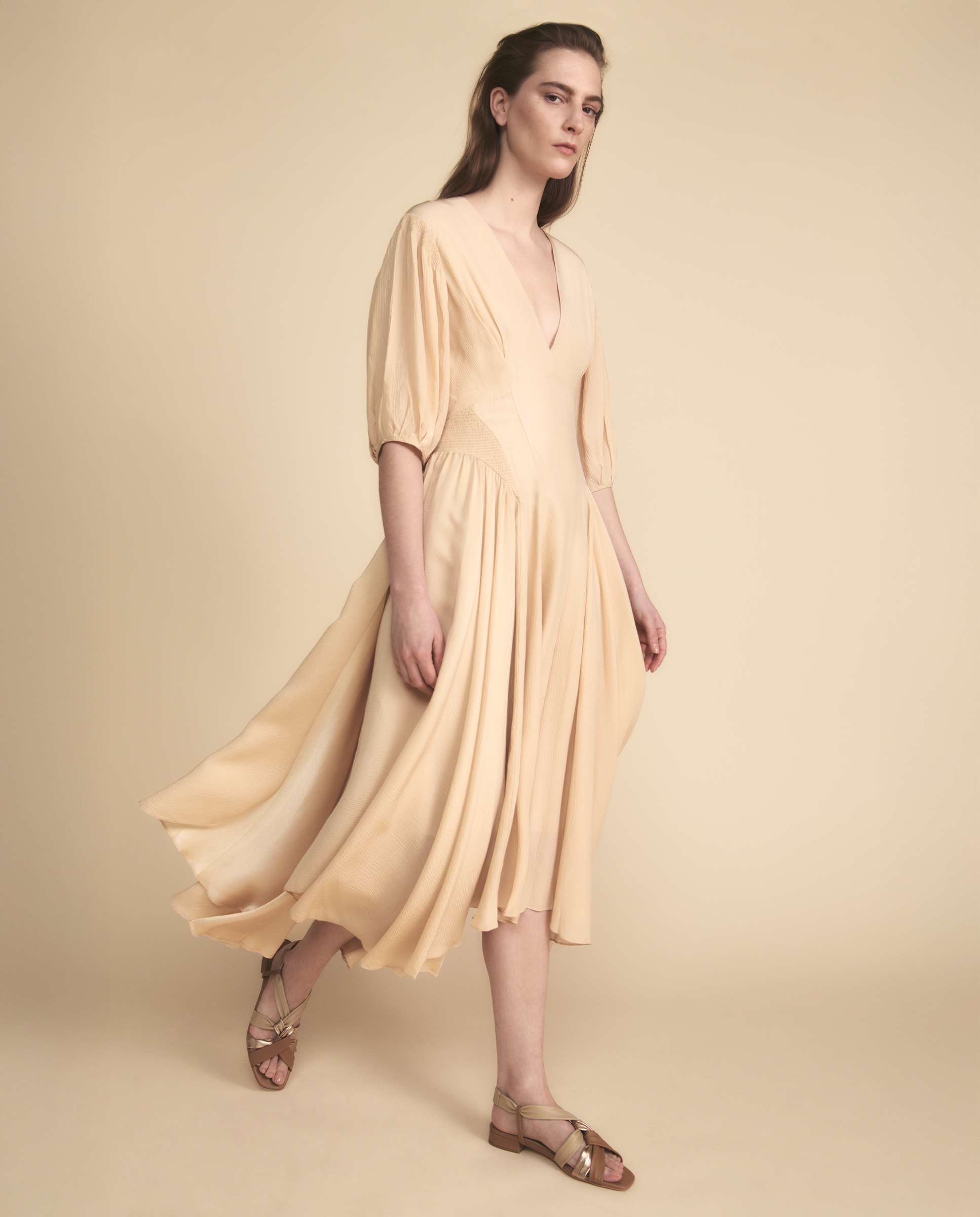 Sandalias Cannes Marrones Piel