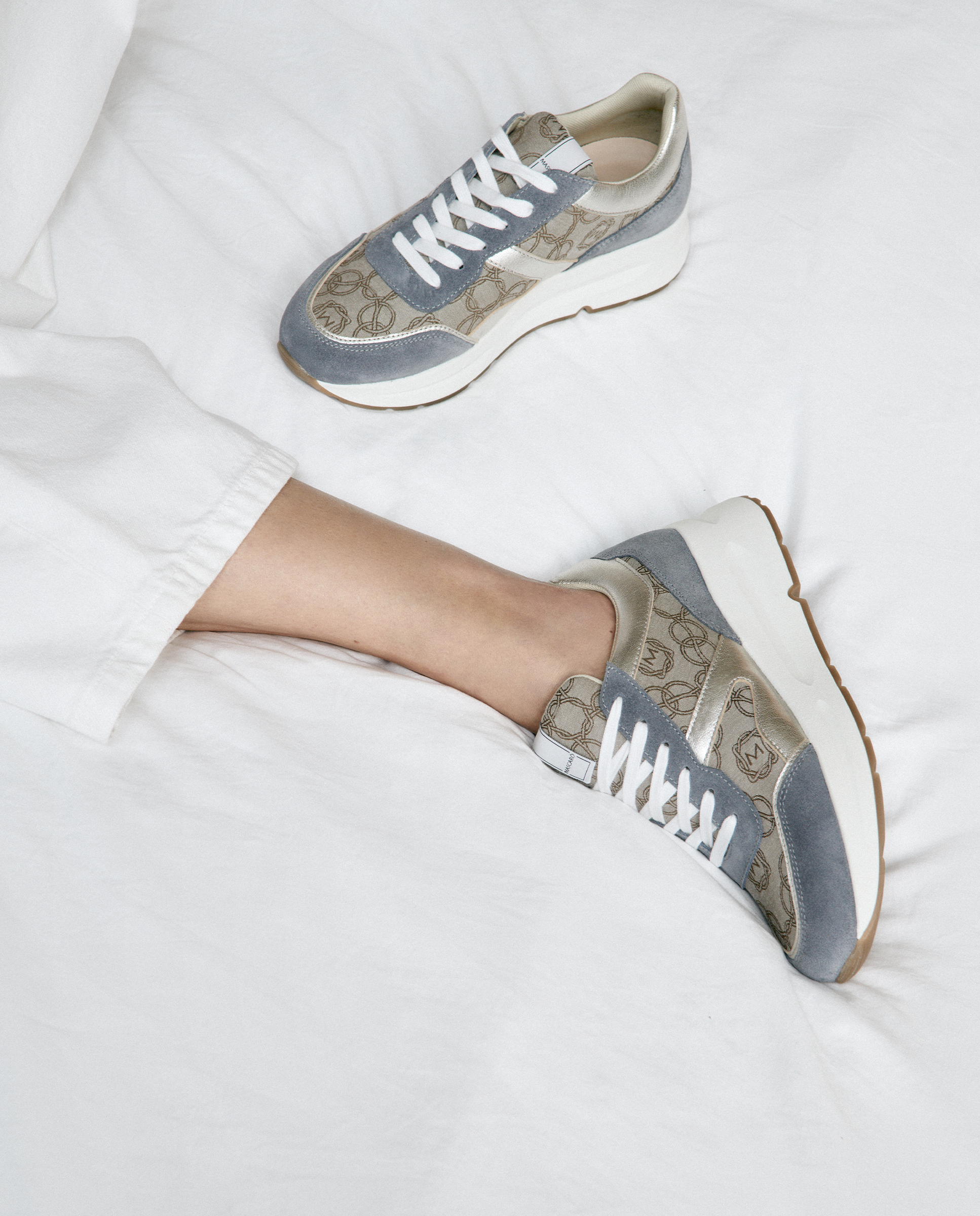 Deportivos Gea Beiges Tejidos