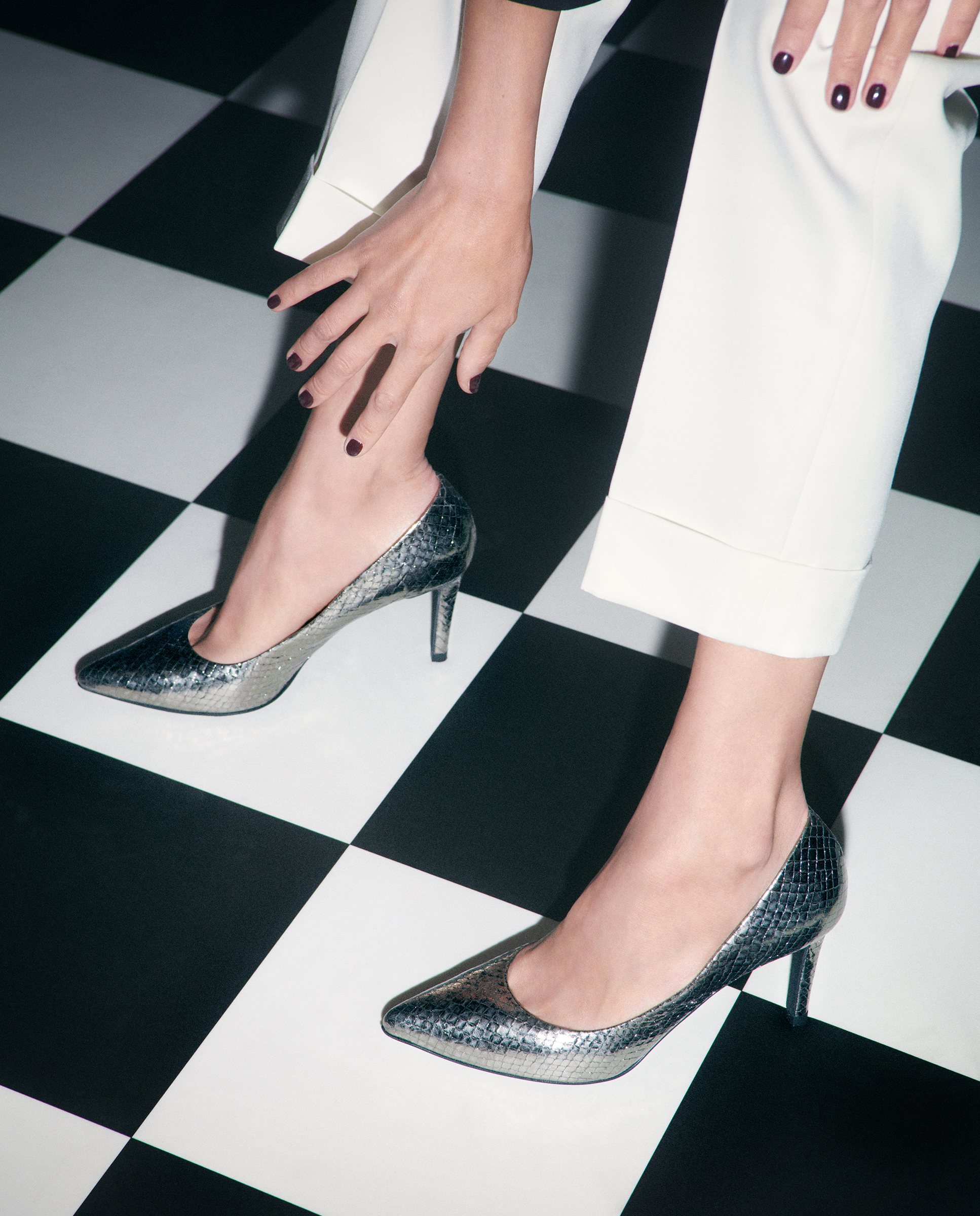 Salon Renata Plateados Pieles Metalizadas