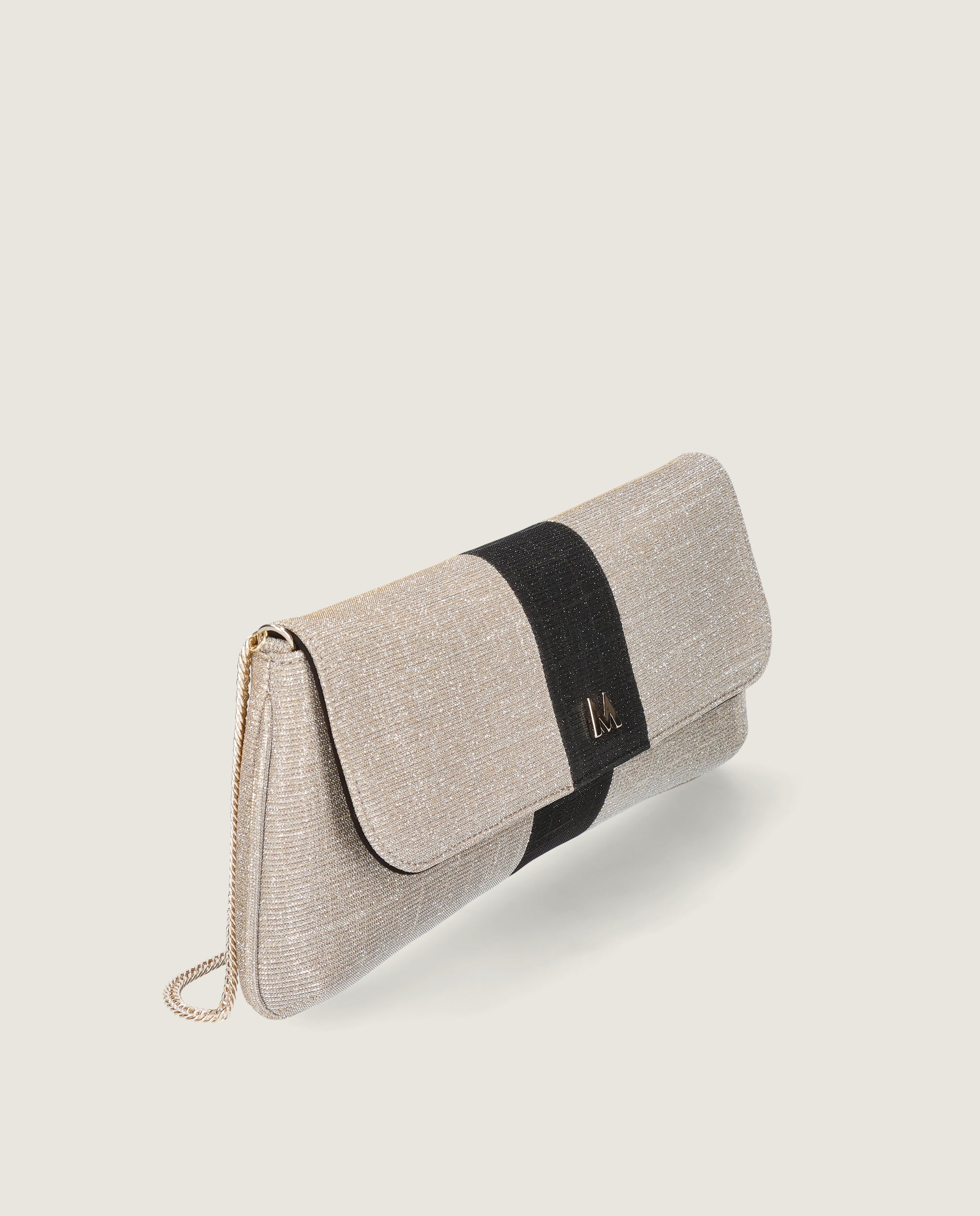 Bolsos Bags Plateados Tejidos