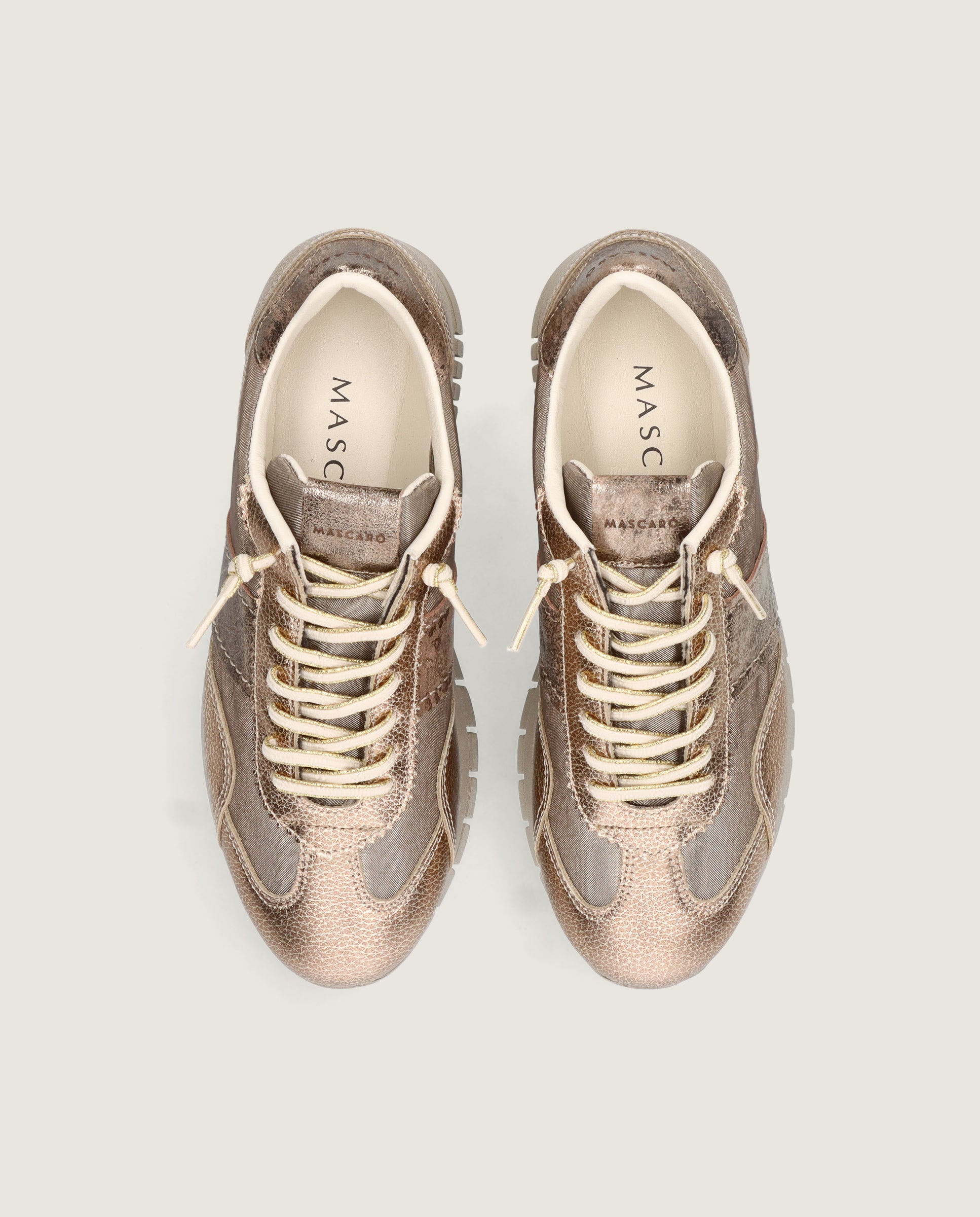 Zapatos Steffi Dorados Pieles metalizadas