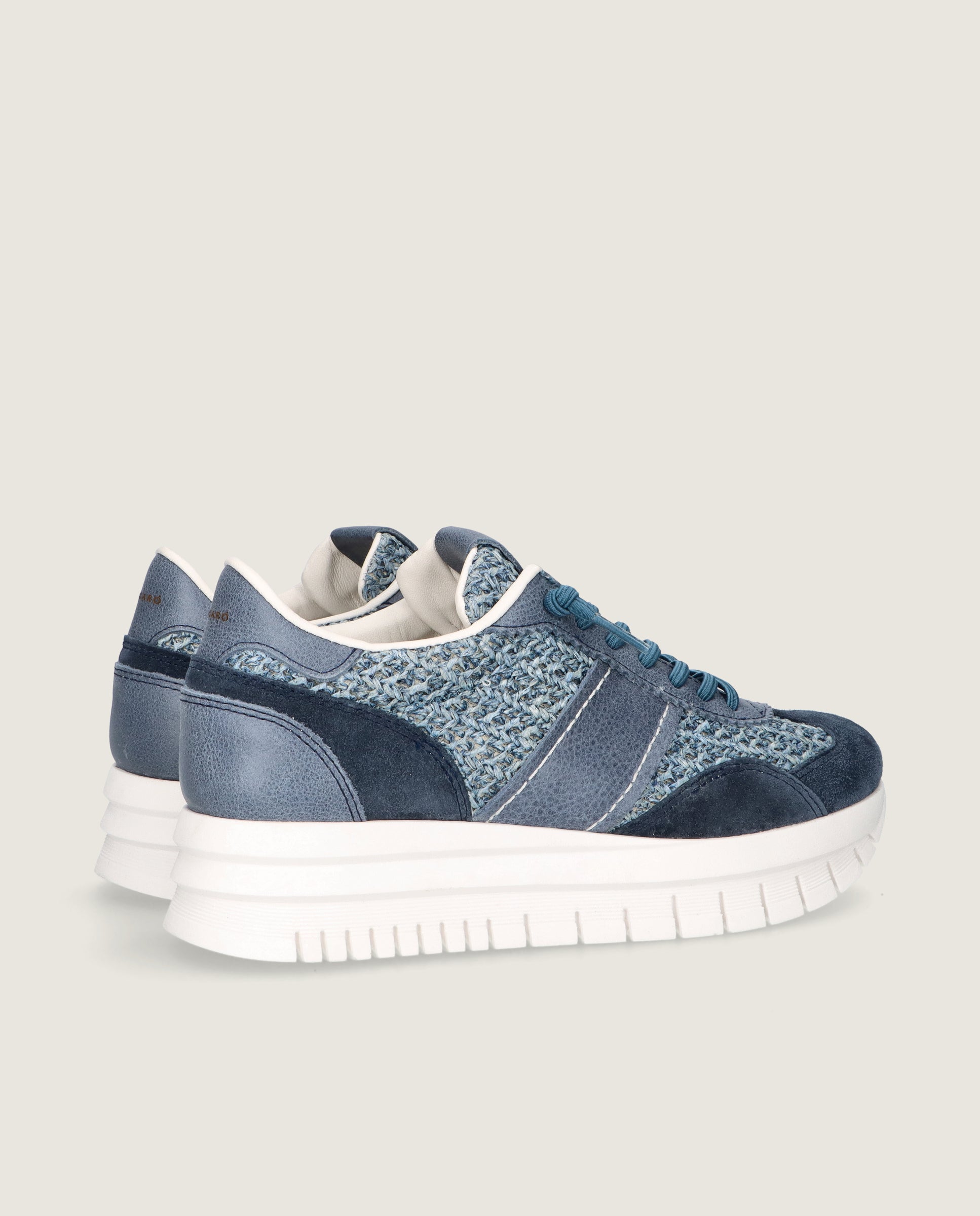 Zapatos Steffi Azules Tejidos