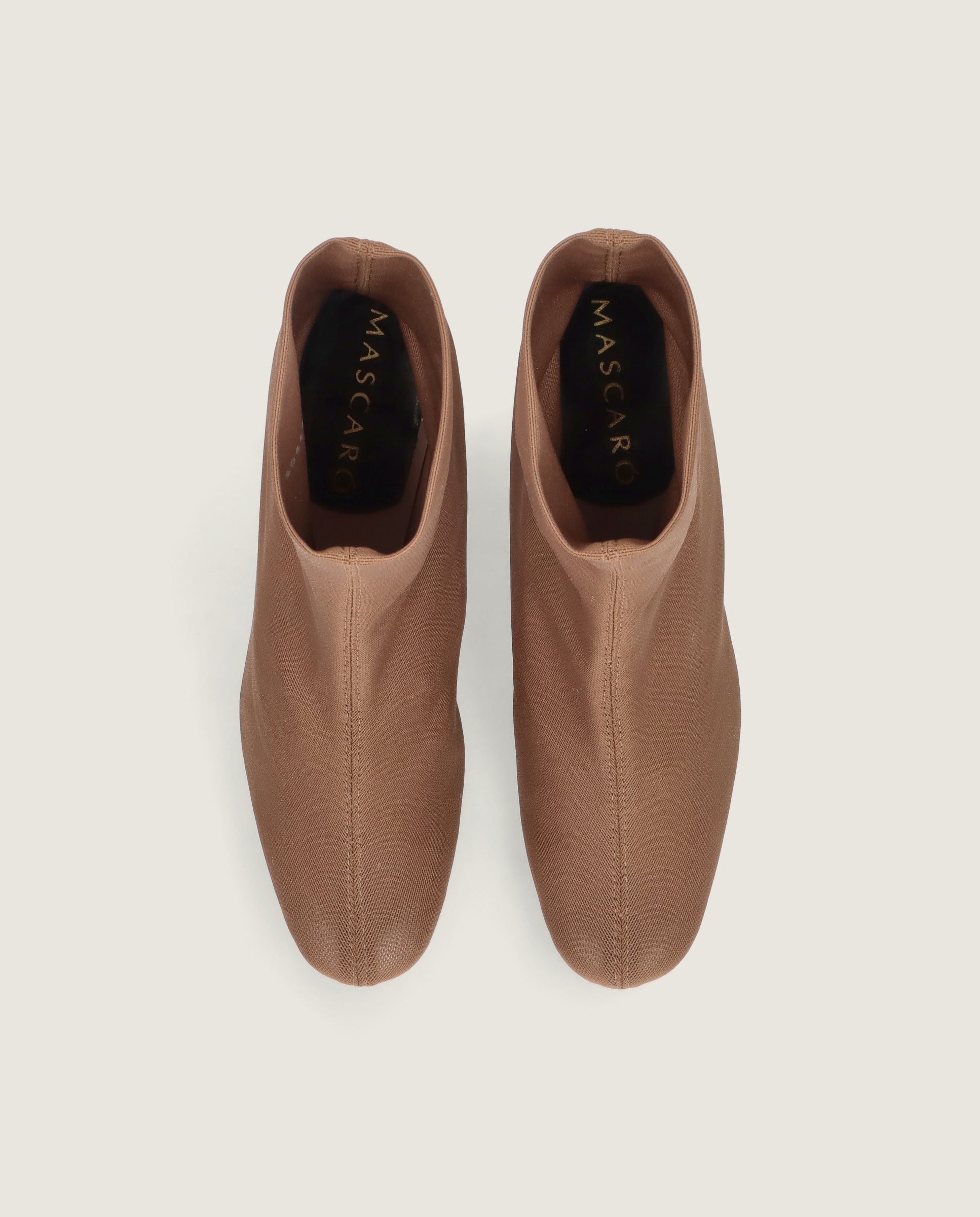 Vista alternativa de Botines Milan Marrones Tejidos por Mascaro