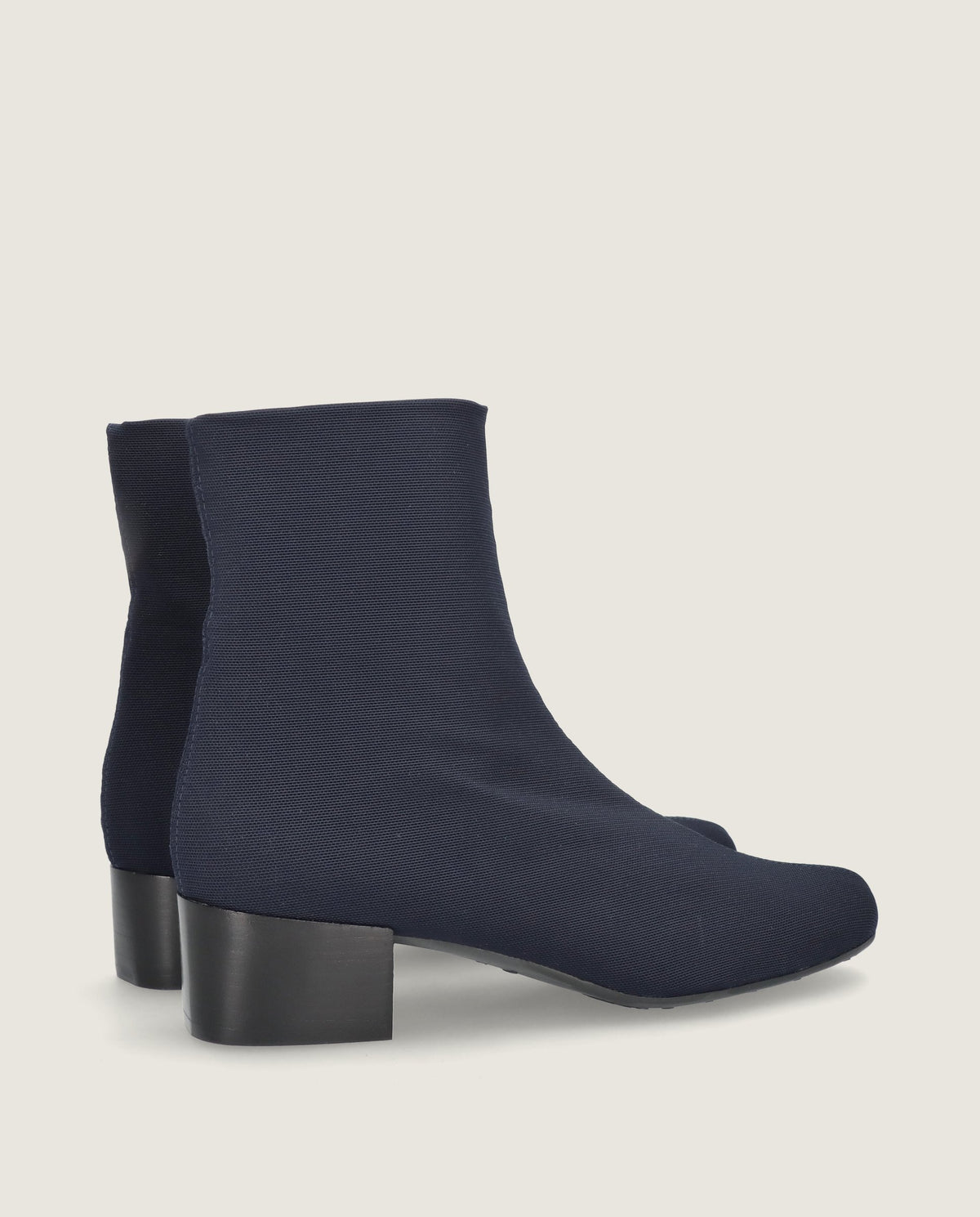 Milan Blue Woven Ankle Boots