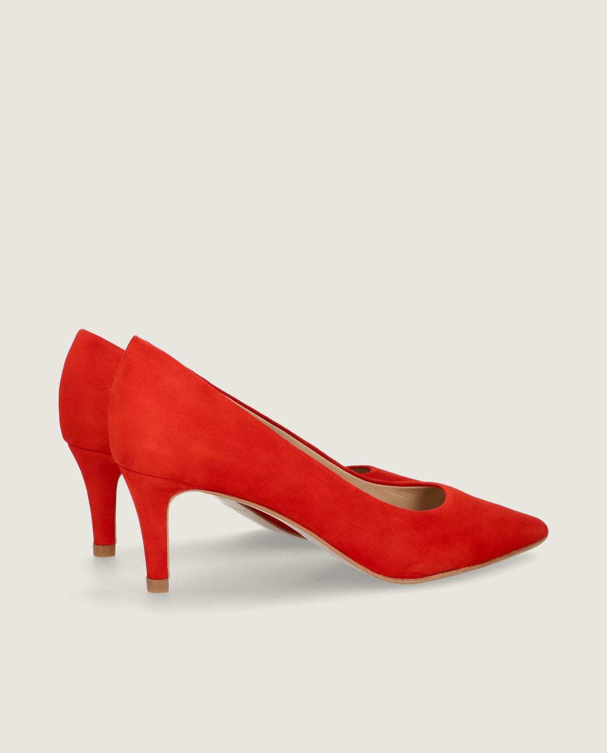Phoebe Red Suede Pumps
