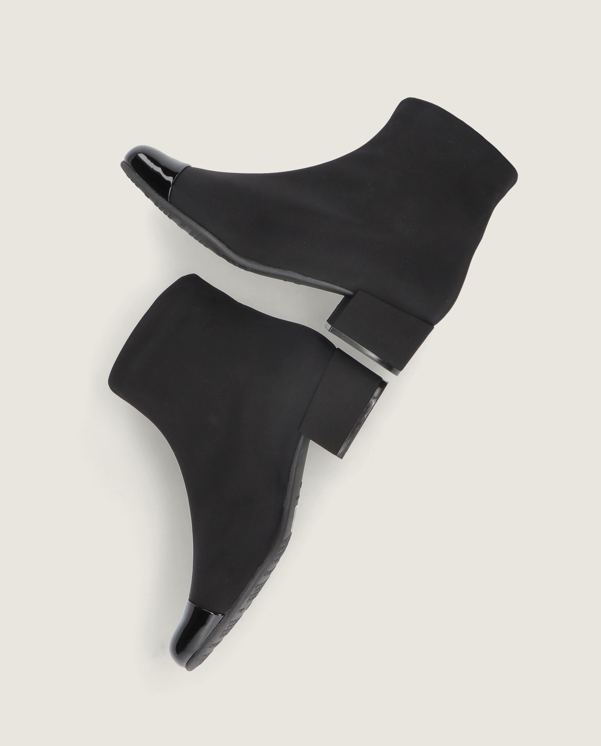 Botines Milan Negros Tejidos