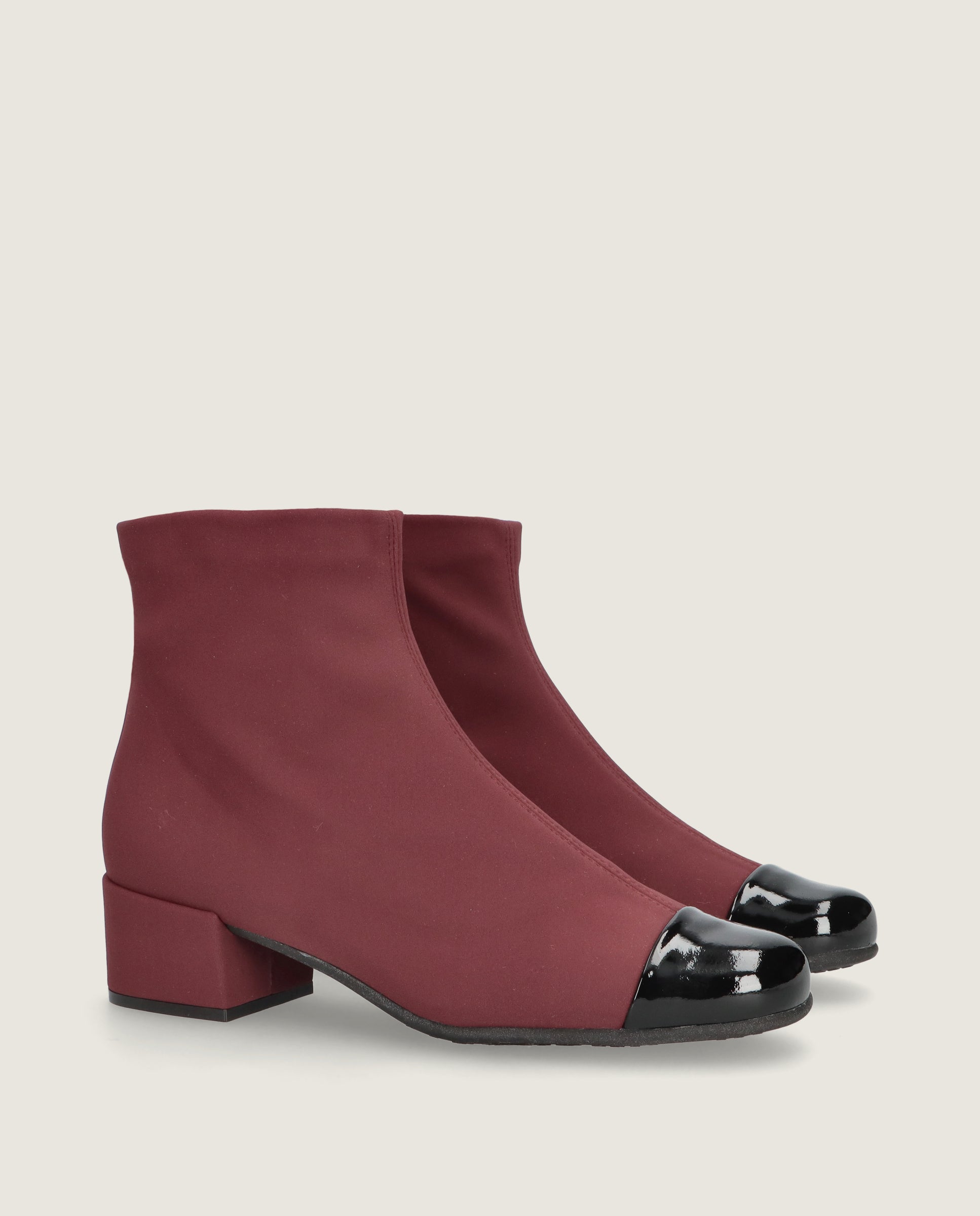 Image de Bottines Milan Rouges Tissées par Mascaro