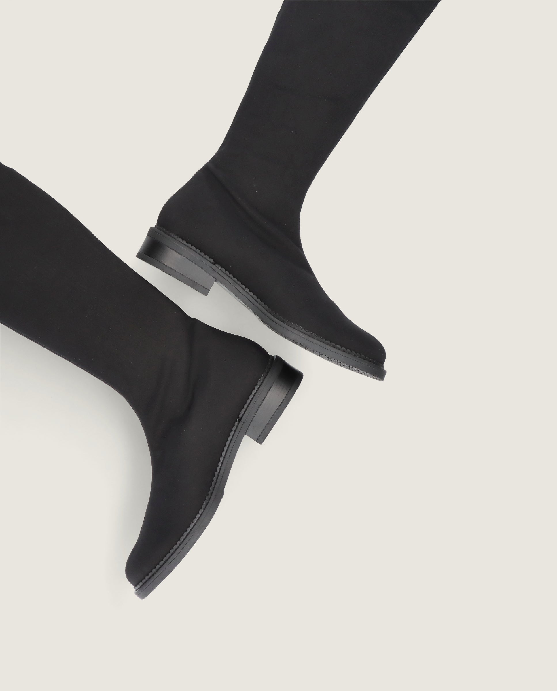 Botas Napoli Negros Tejidos