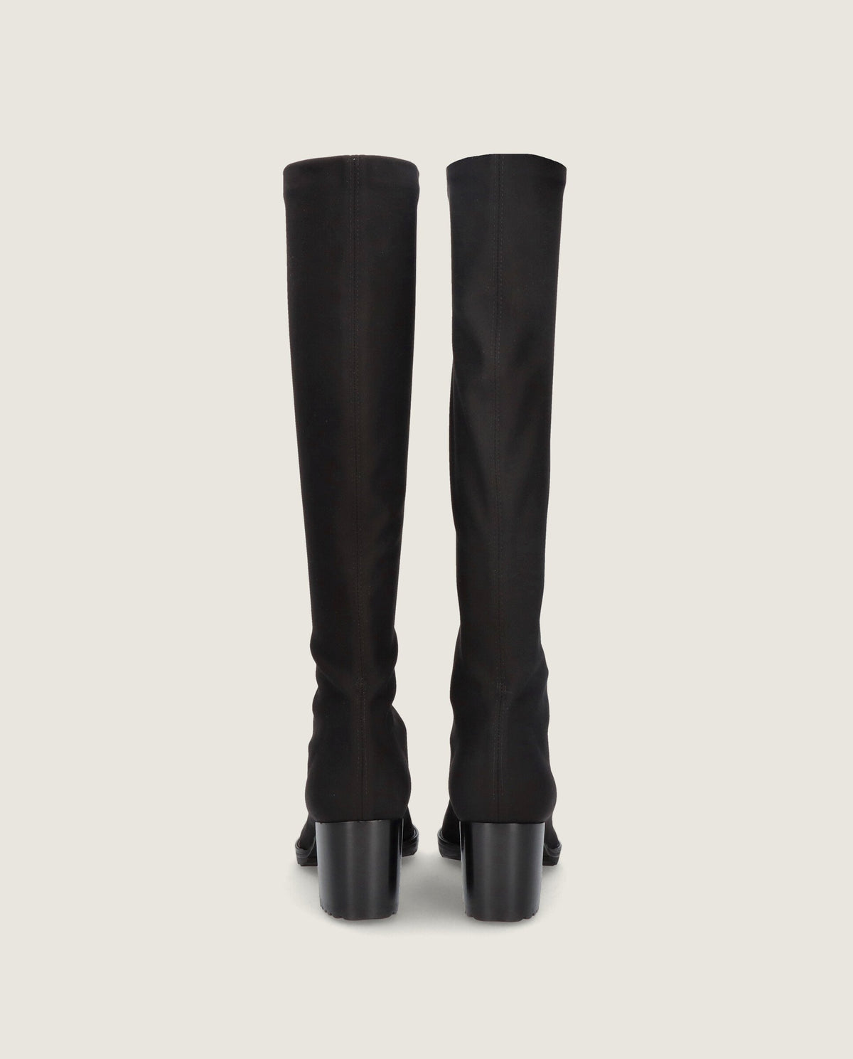 Cindy Stiefel Schwarz Gewebe