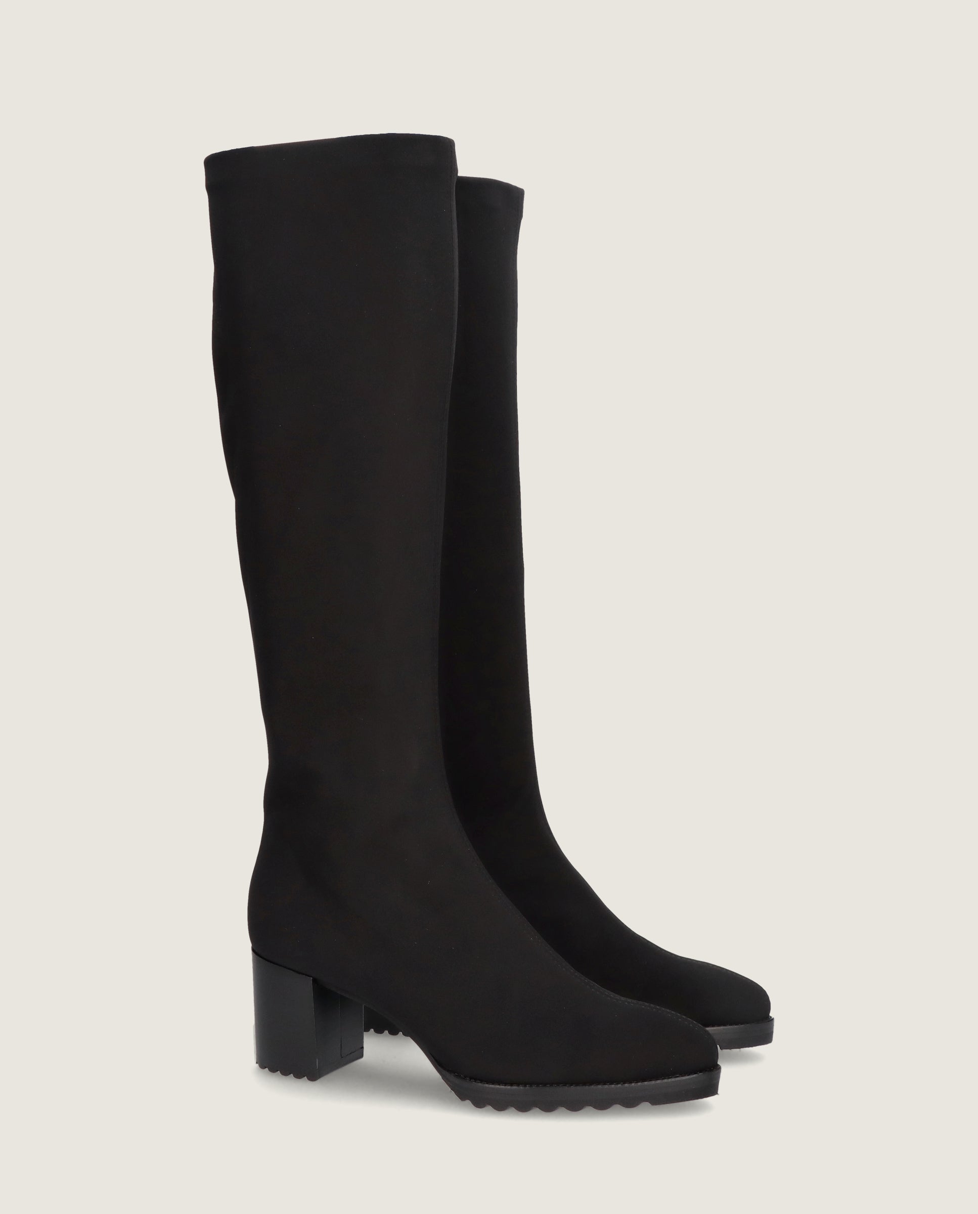 Botas Cindy Negros Tejidos