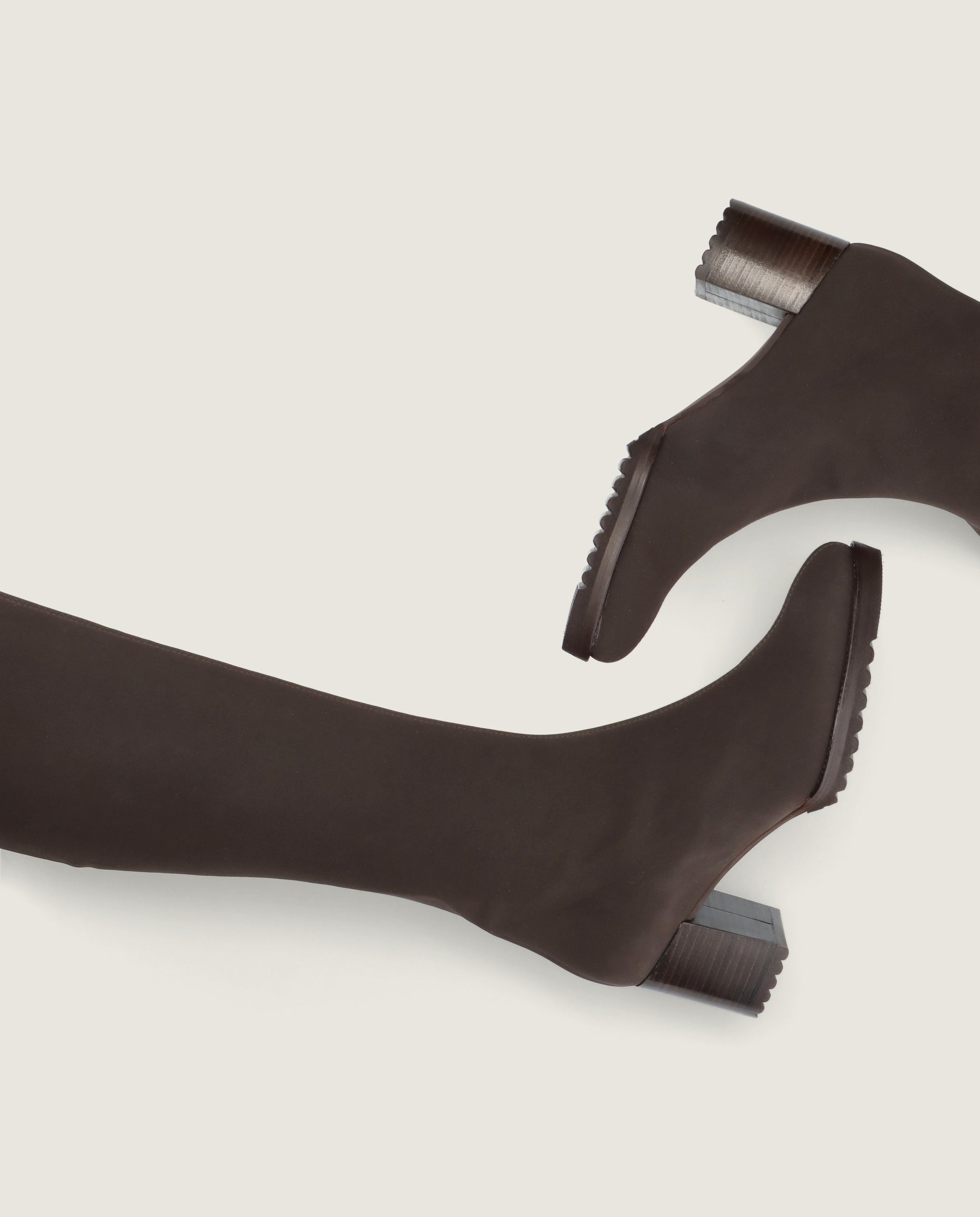 Botas Cindy Marrones Tejidos