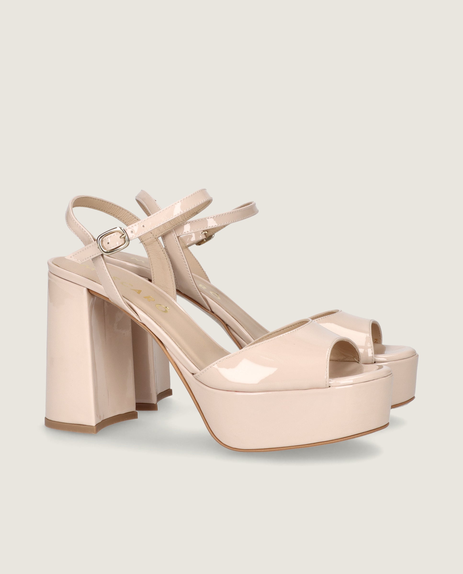 Sandalias Ruth Rosas Charol