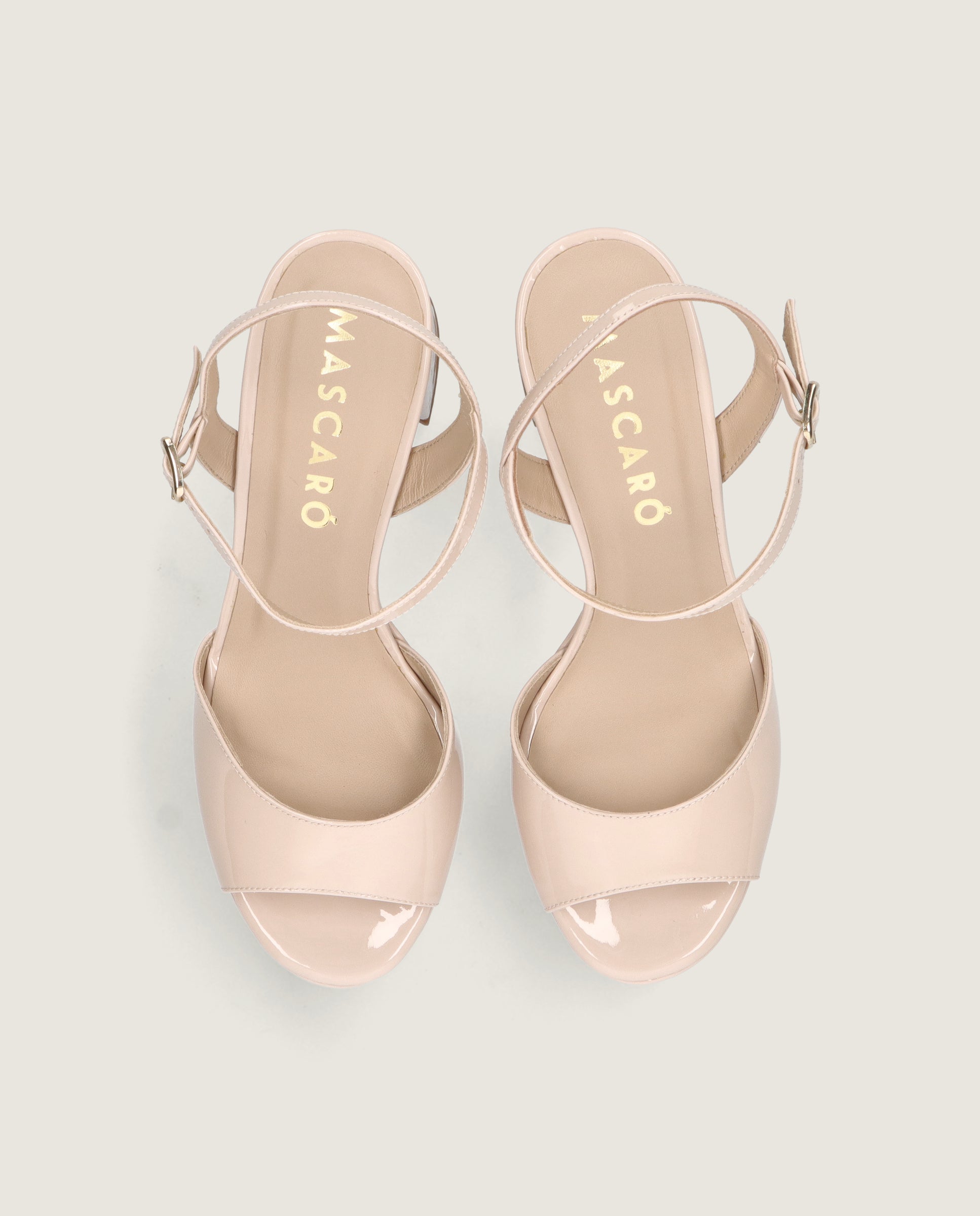 Sandalias Ruth Rosas Charol