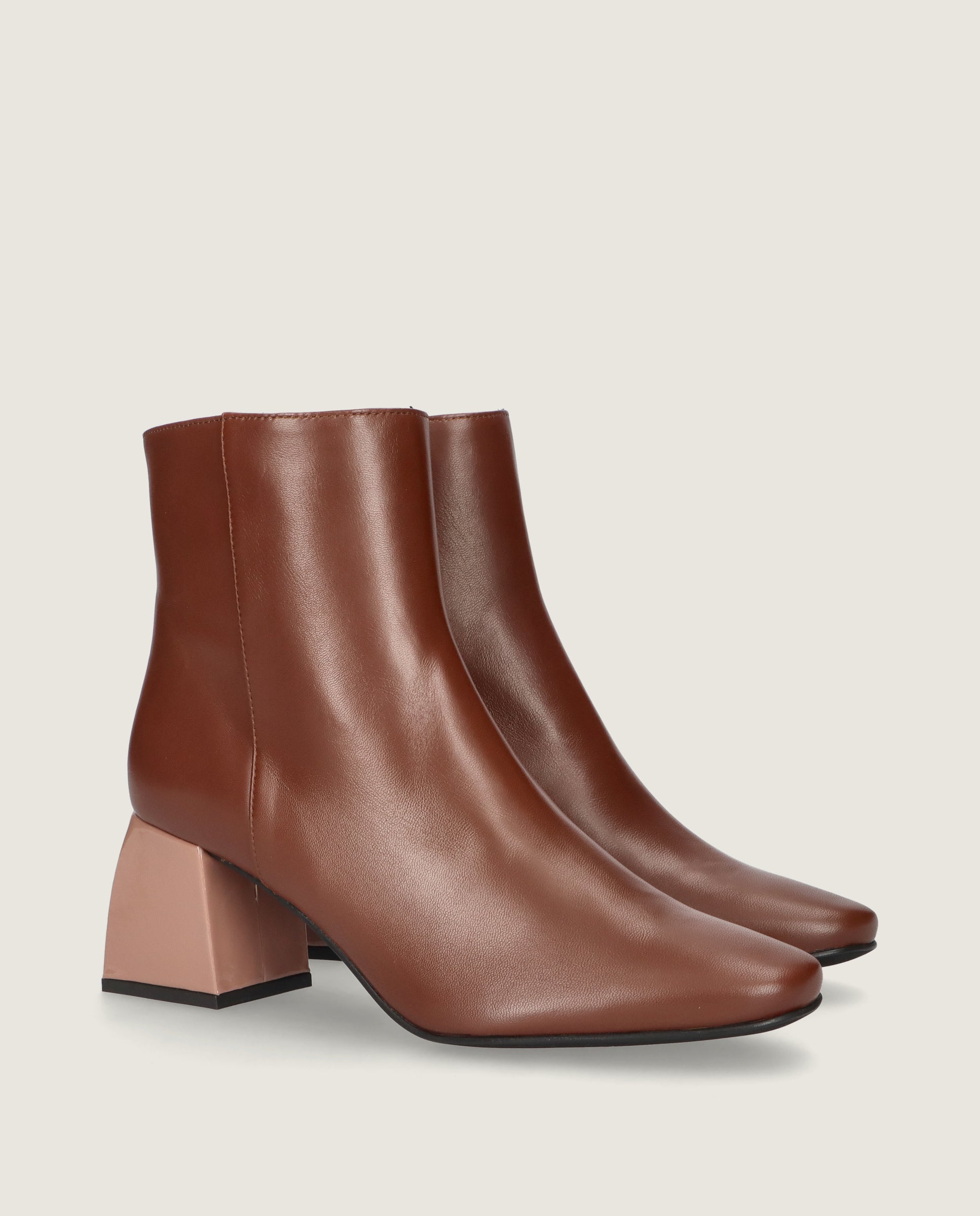 Botines Freja Marrones Piel