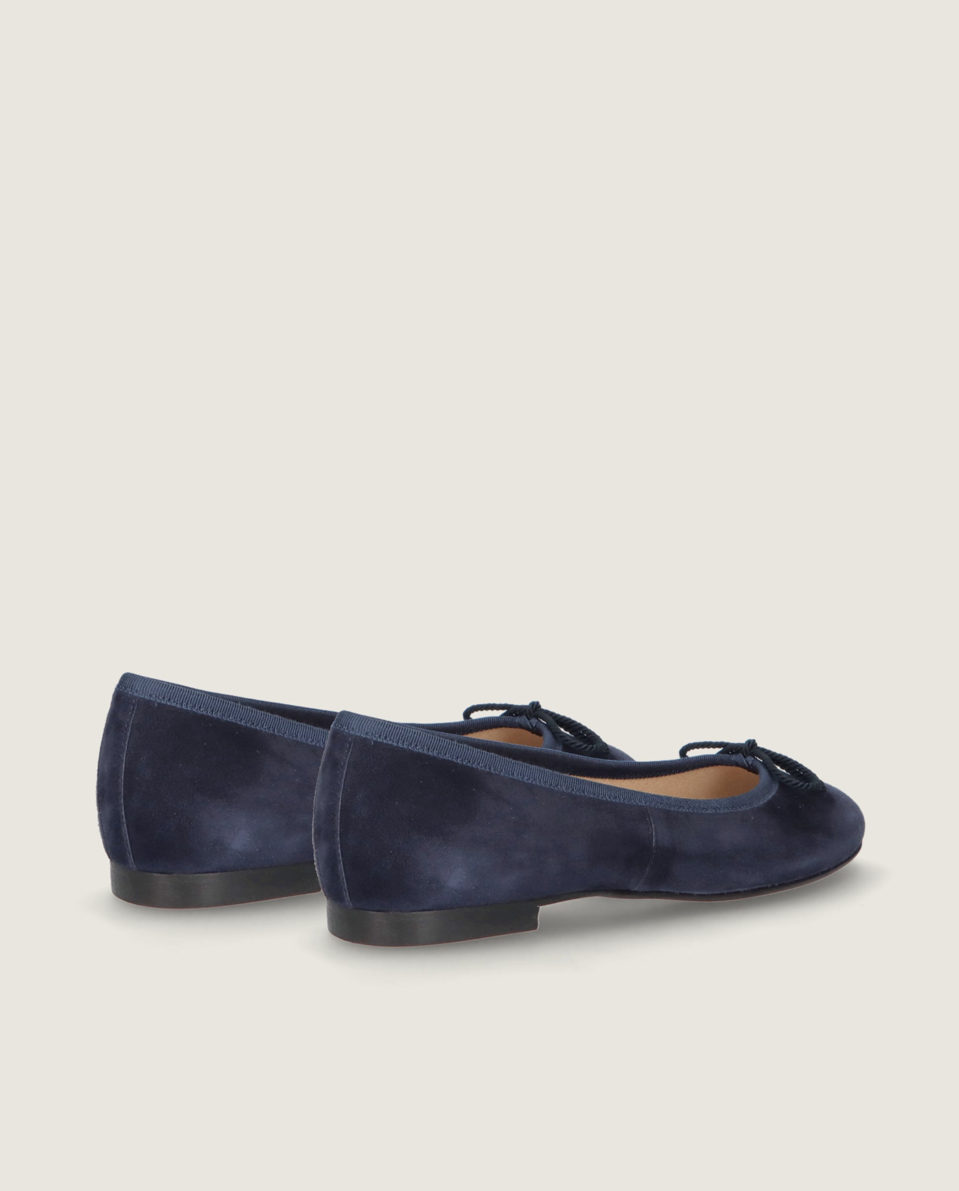 Audrey Blue Suede Ballet Flats
