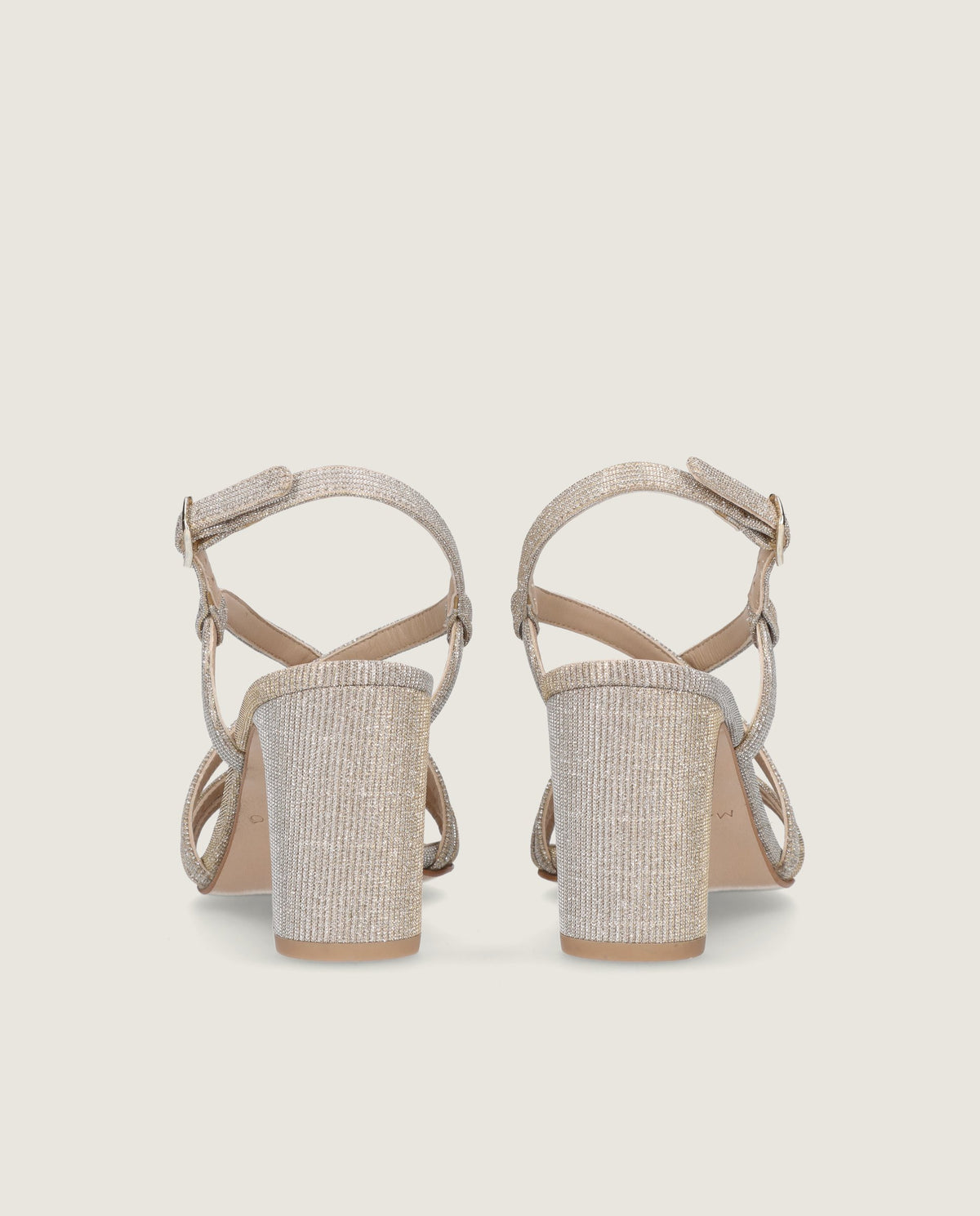 Maria Silver Woven Sandals