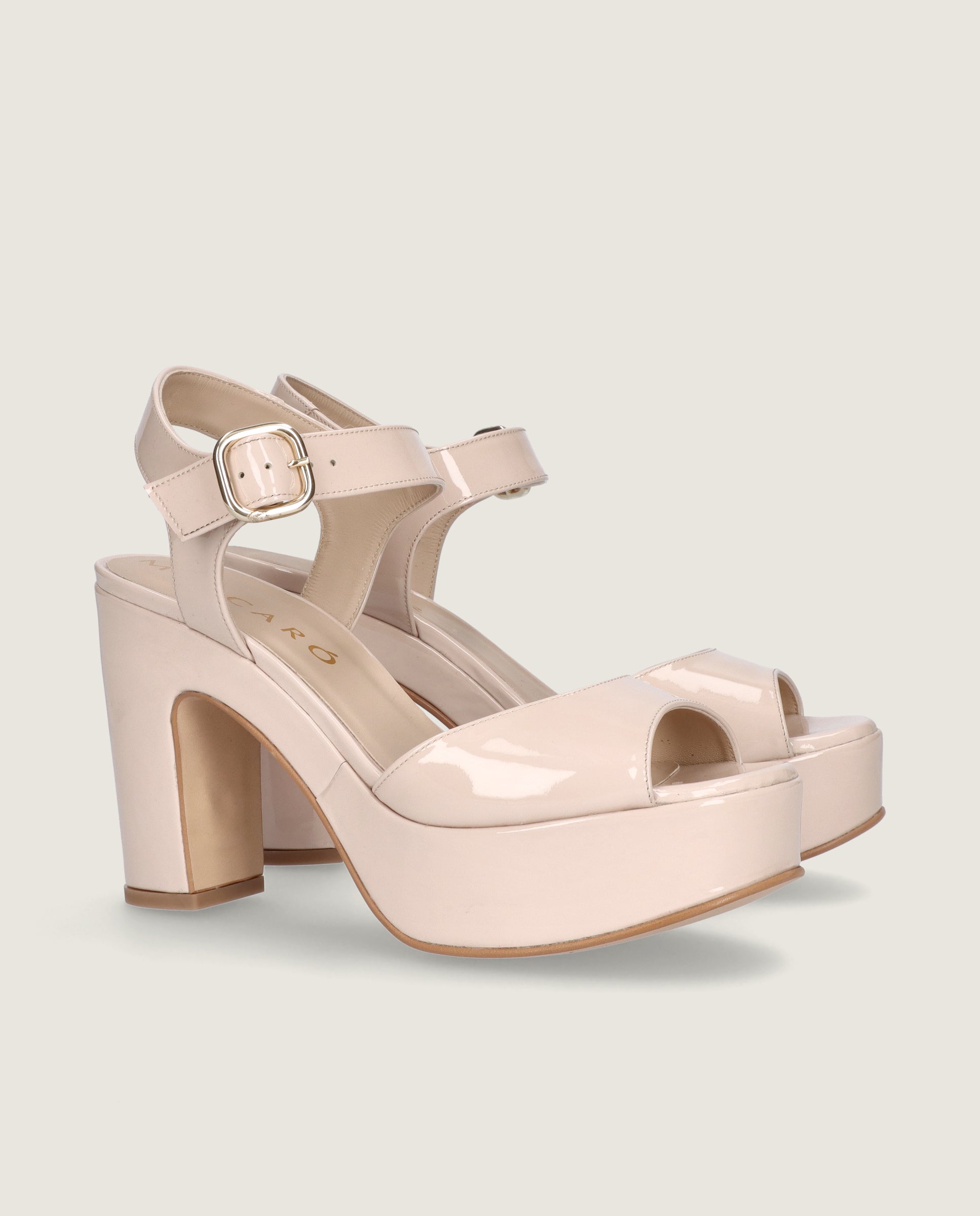 Sandalias Ruth Rosas Charol