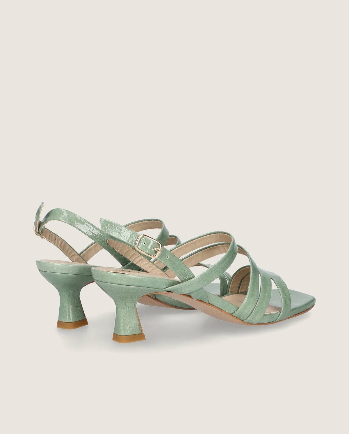 Sandalias Mandy Verdes Piel