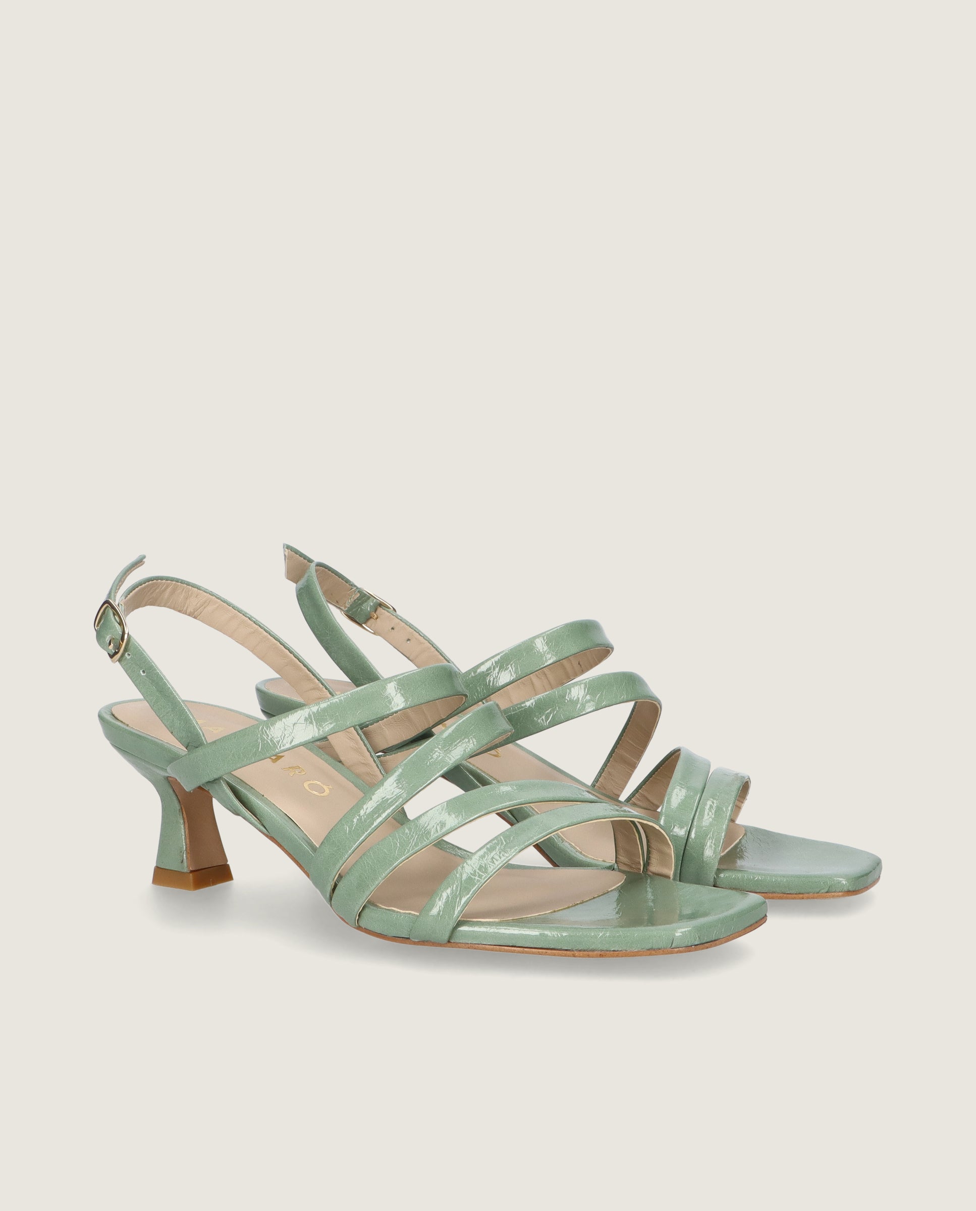 Imagen de Sandalias Mandy Verdes Piel por Mascaro