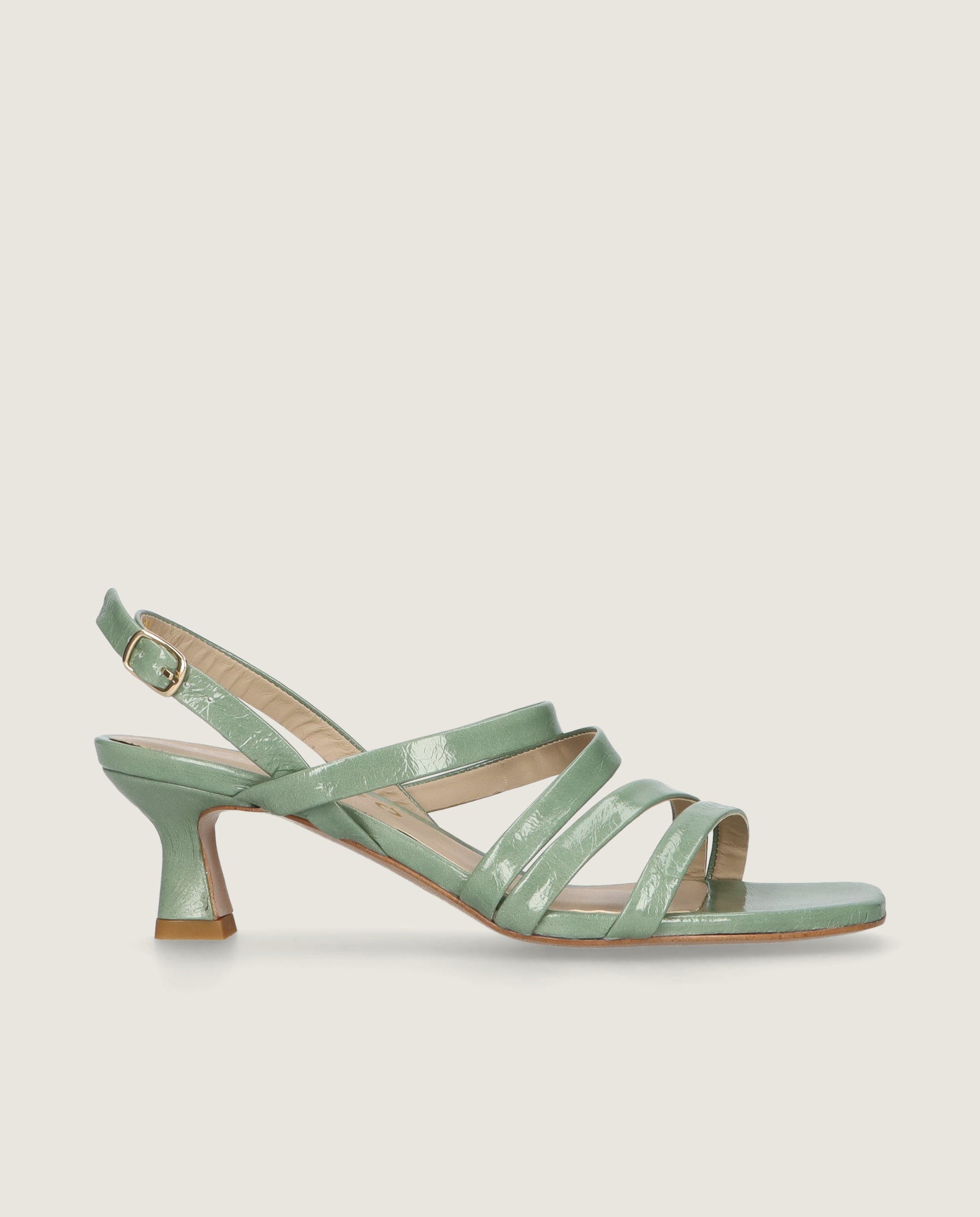 Sandalias Mandy Verdes Piel