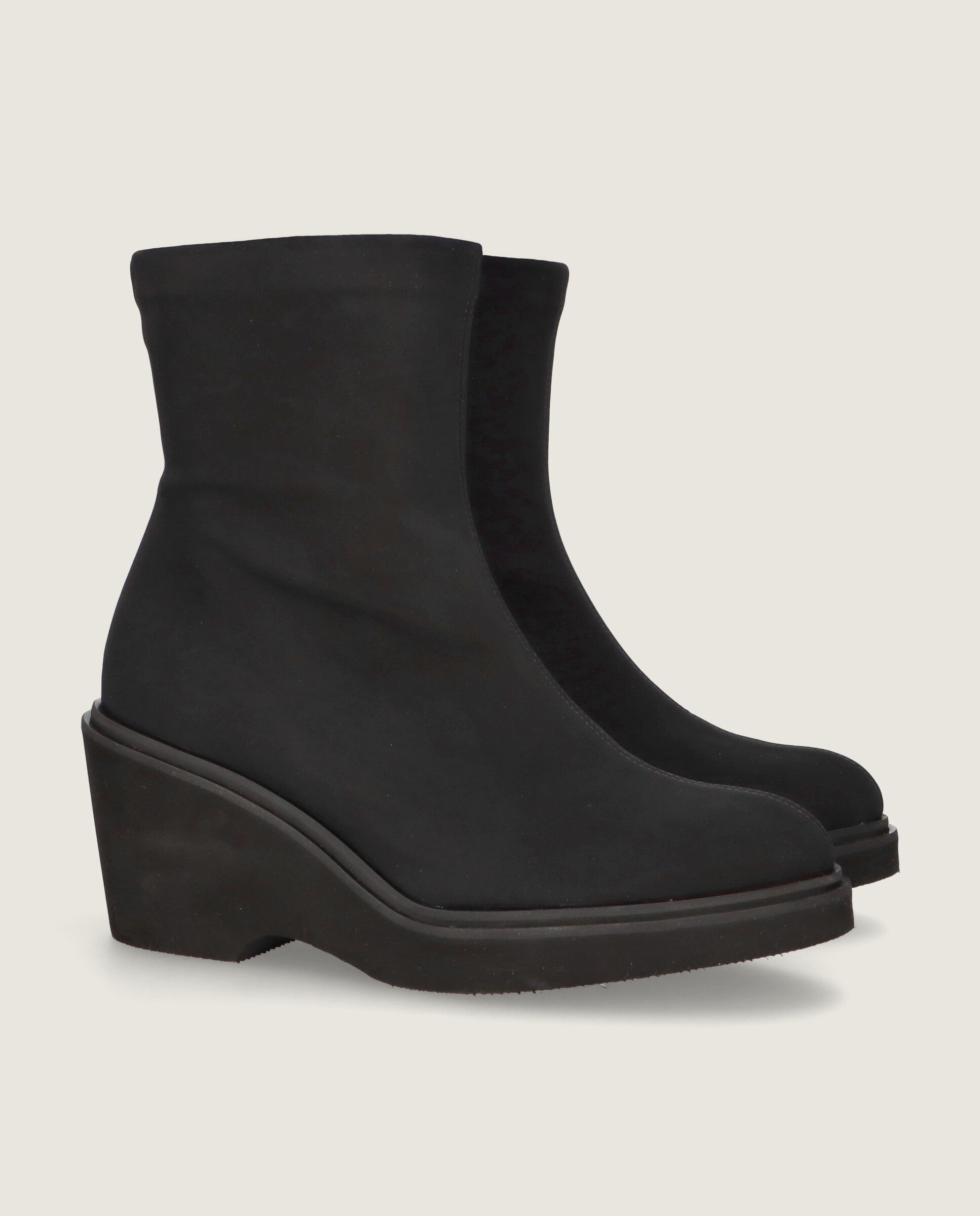 Botines Nantes Negros Tejidos