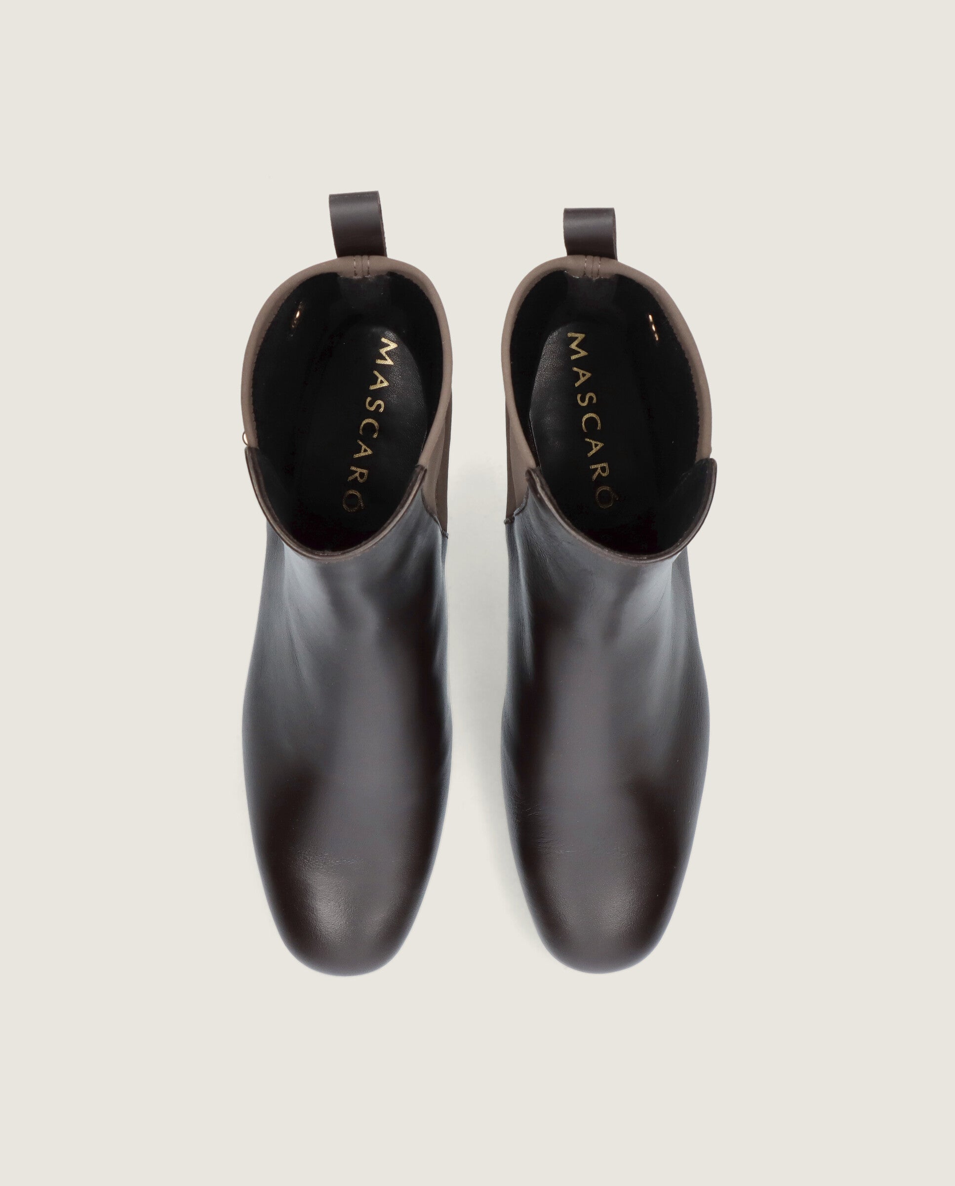 Botines Milan Marrones Tejidos