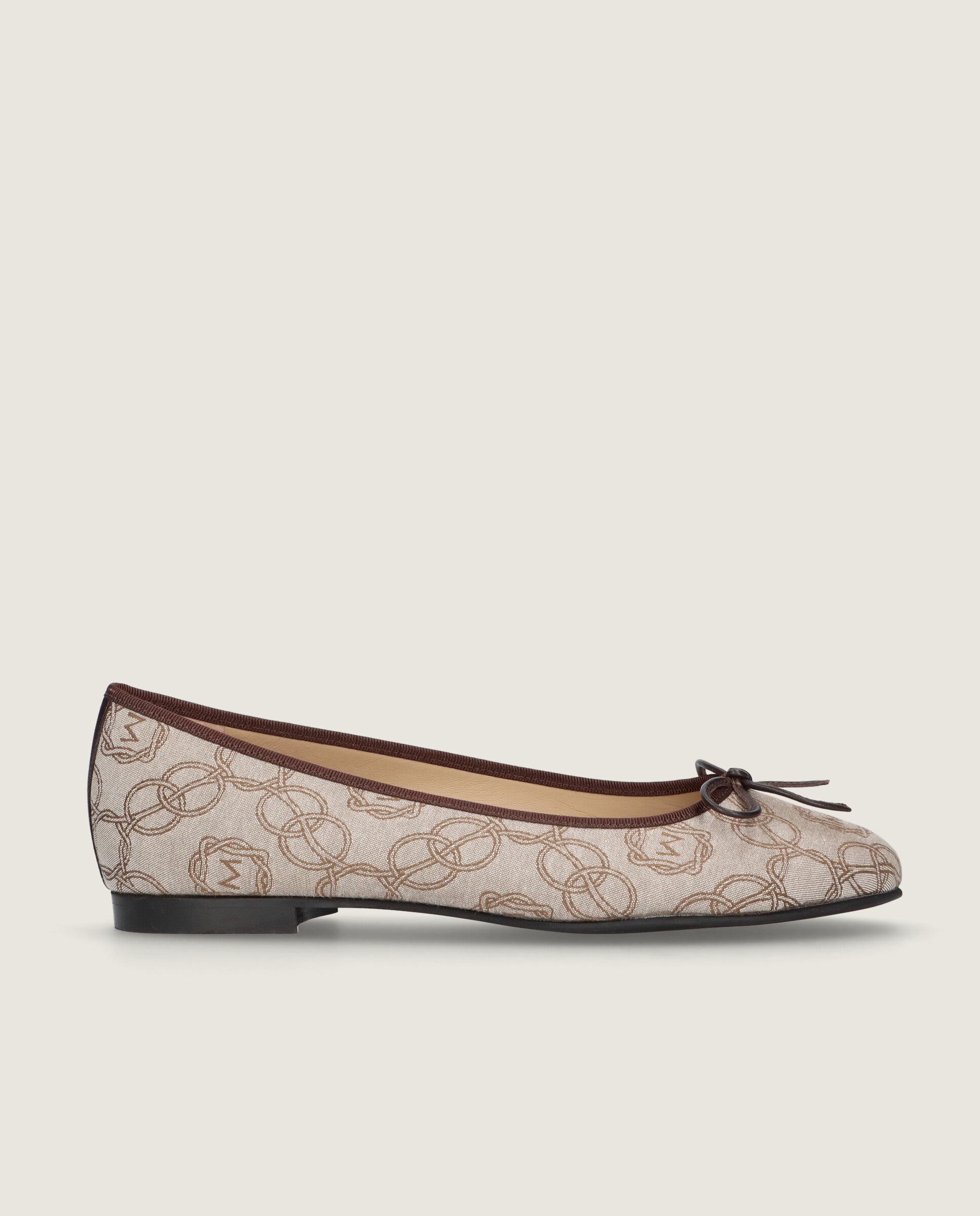 Bailarinas Audrey Marrones Tejidos