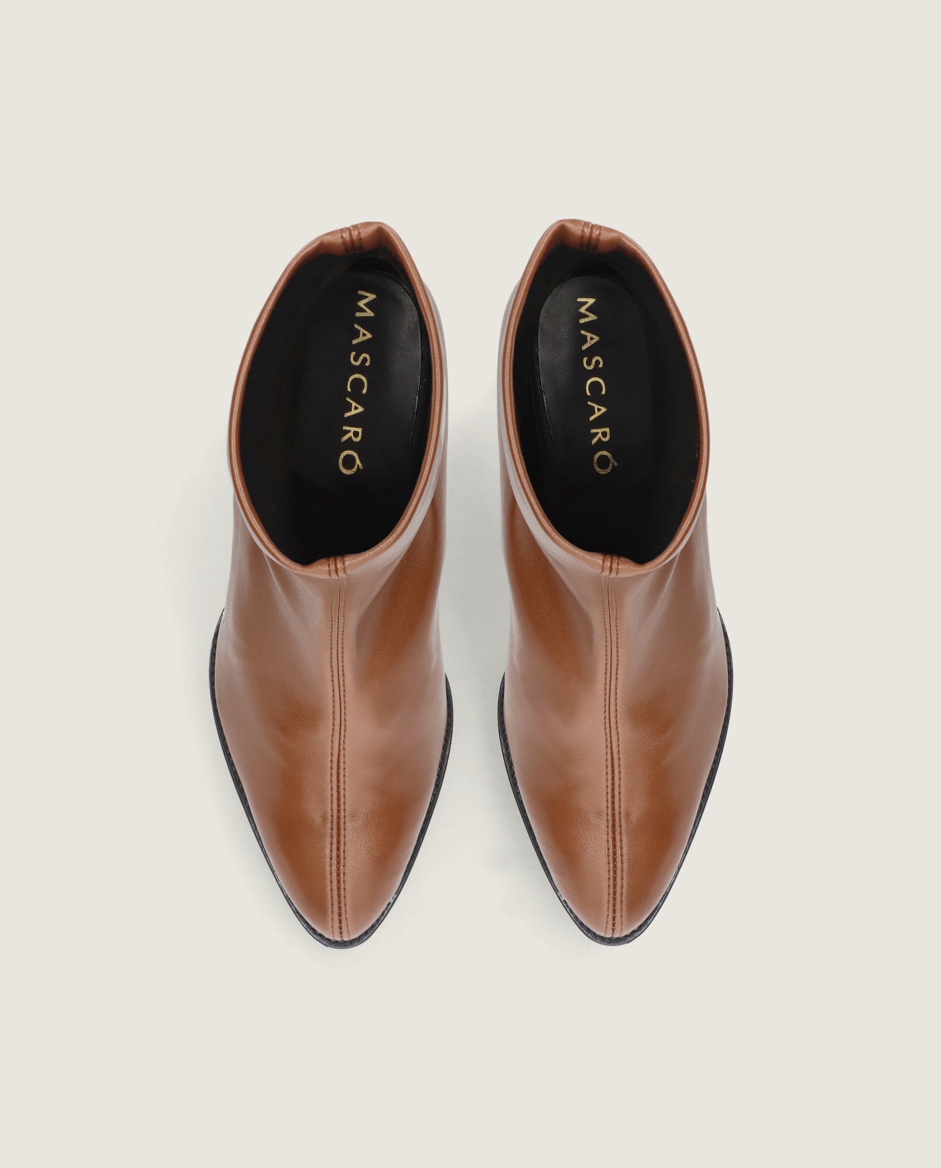 Botines Julie Marrones Tejidos