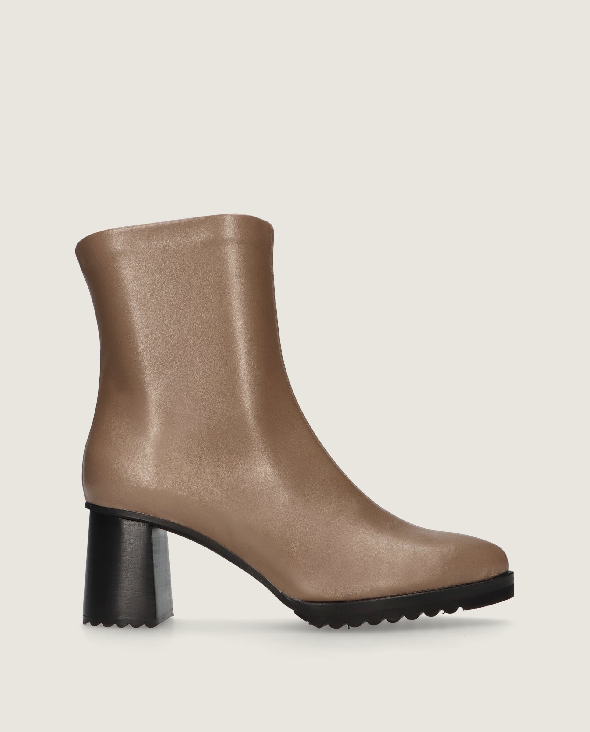 Botines Julie Marrones Tejidos