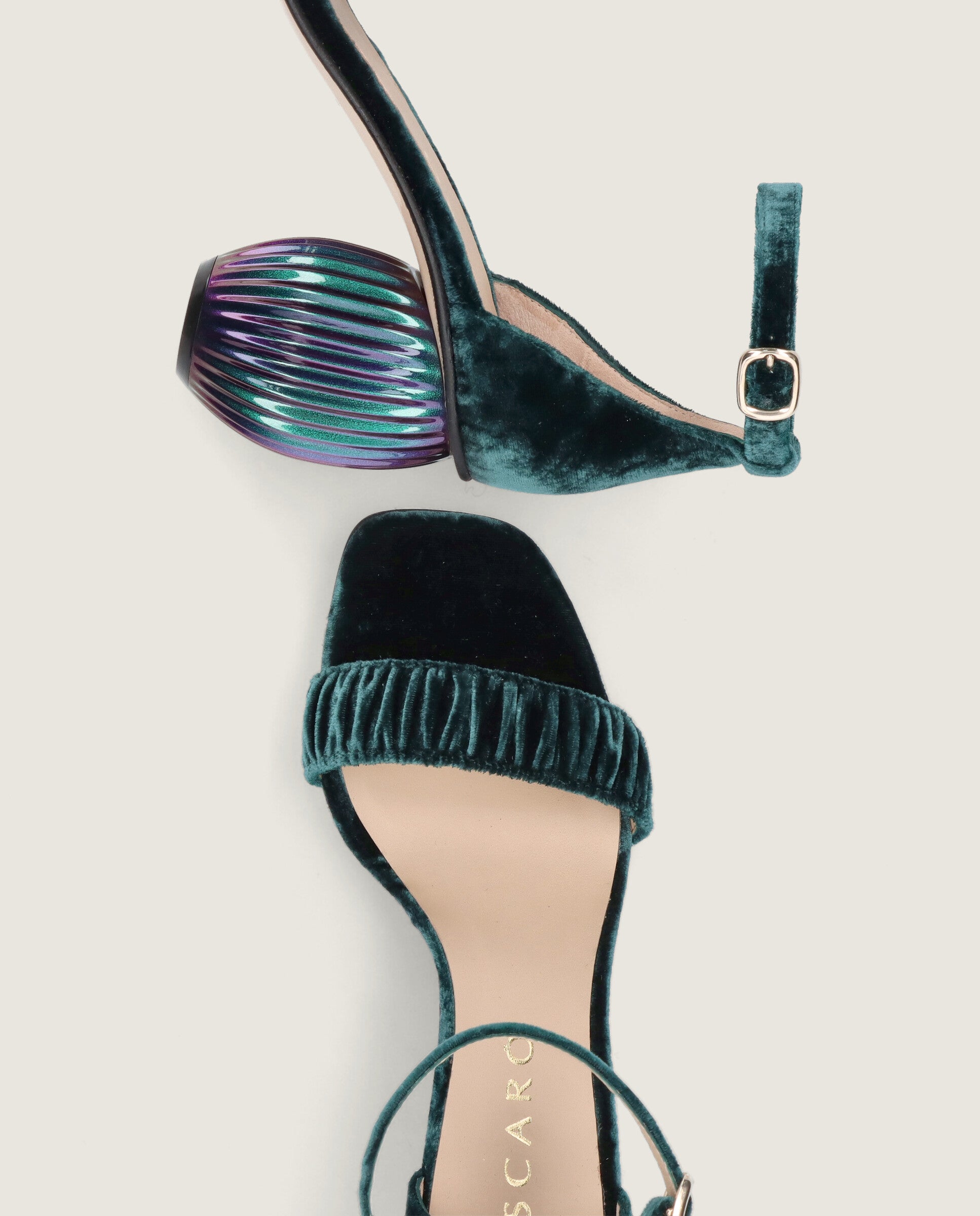 Sandalias Mykonos Verdes Tejidos