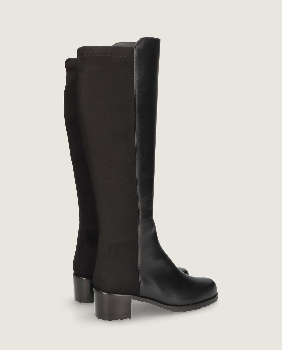 Bottes tissées noires Claudette