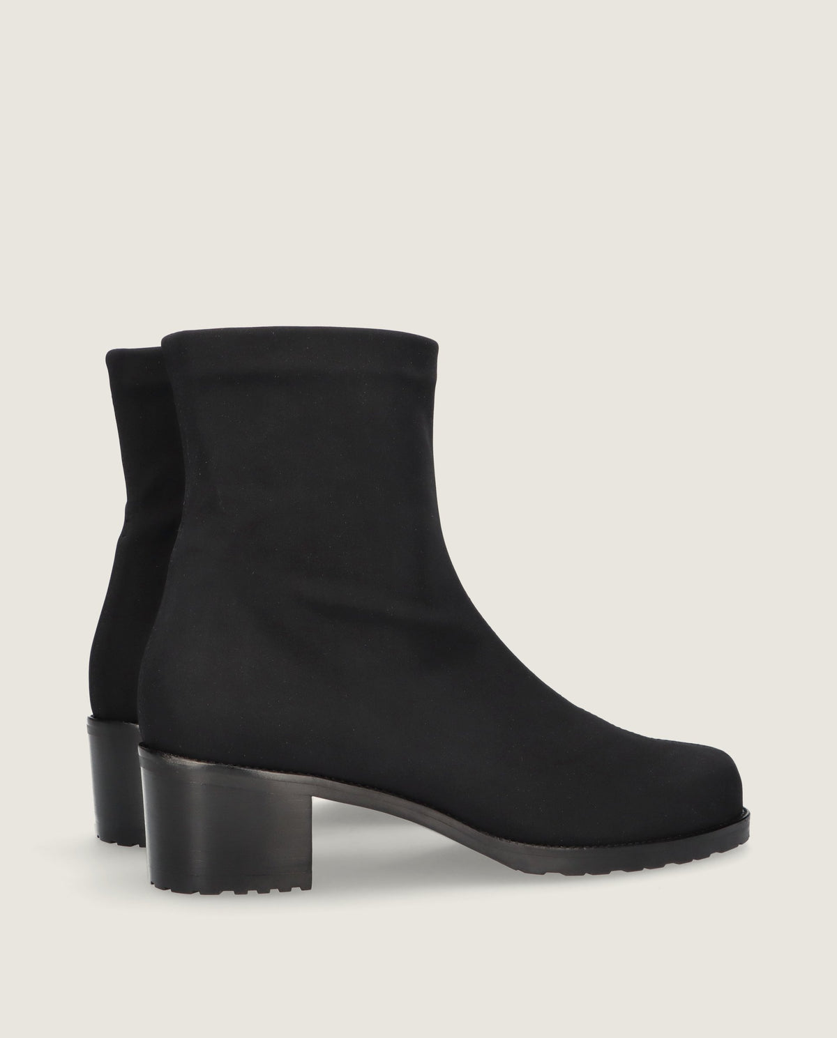 Claudette Black Woven Ankle Boots