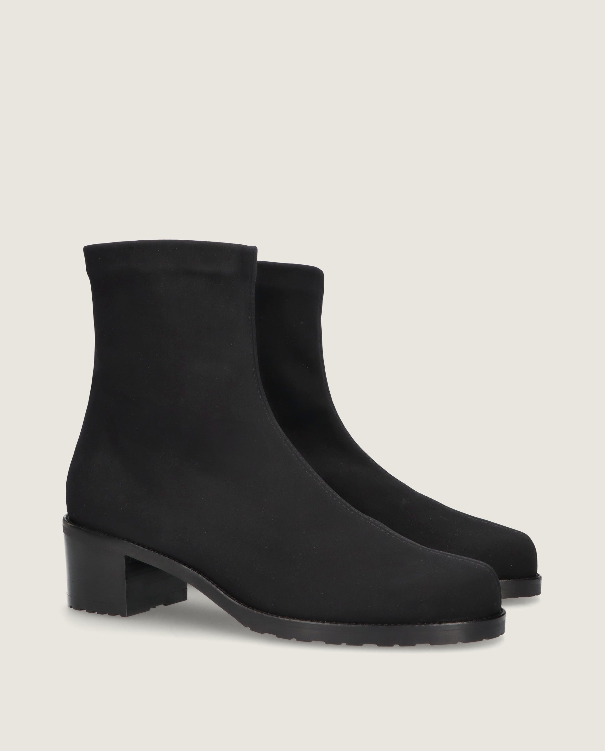 Botines Claudette Negros Tejidos