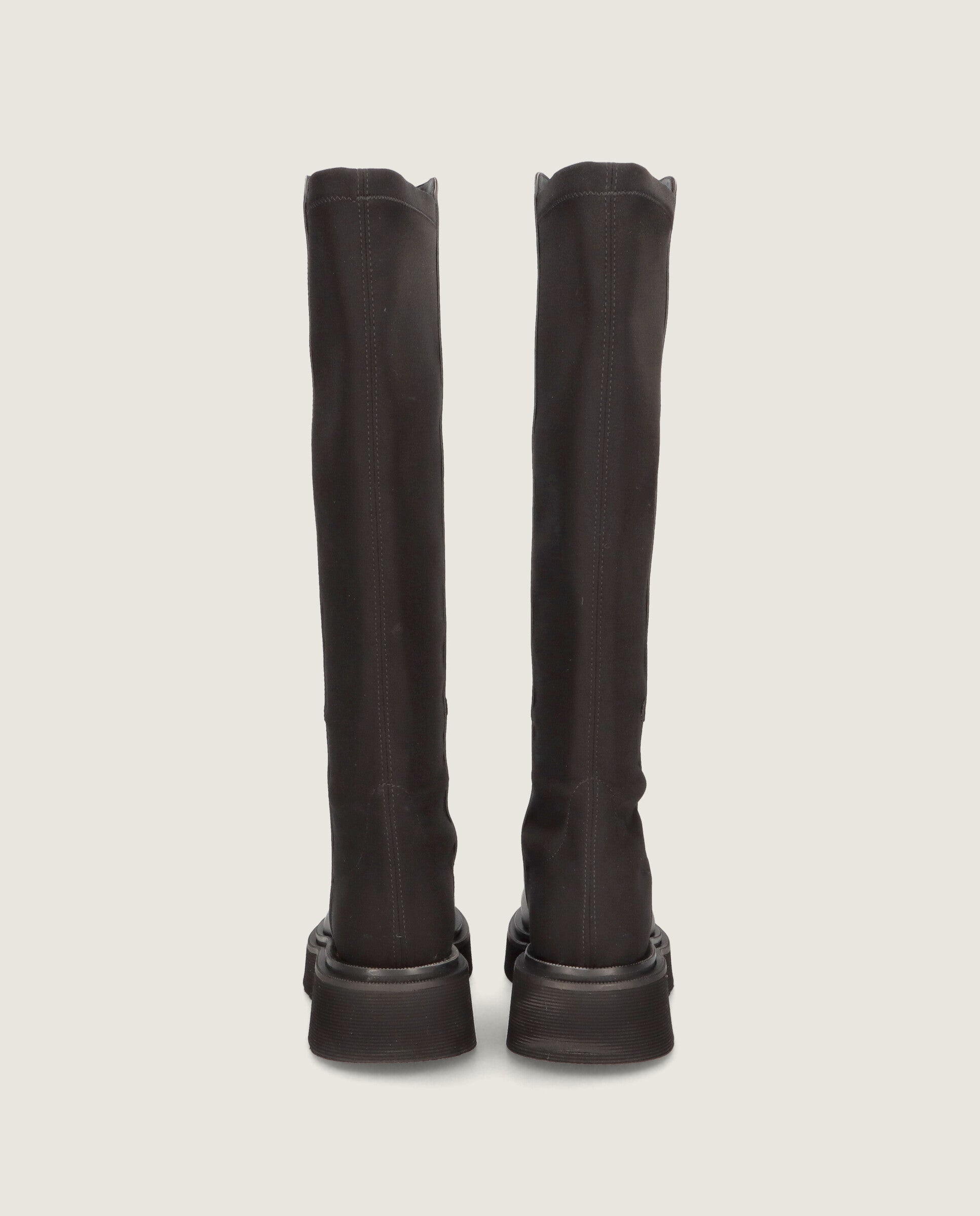 Botines Catherine Negros Tejidos