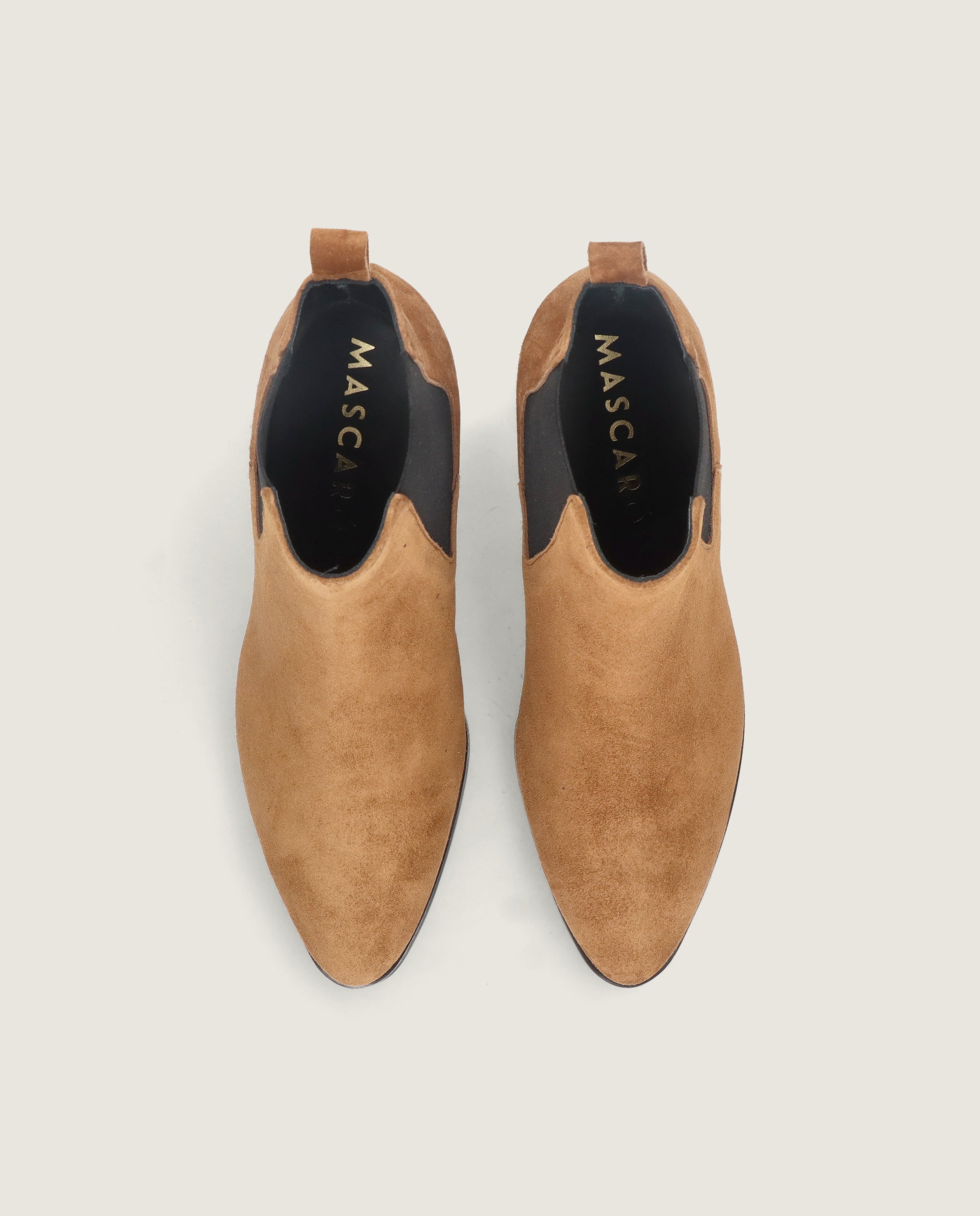 Botines Sharon Marrones Ante