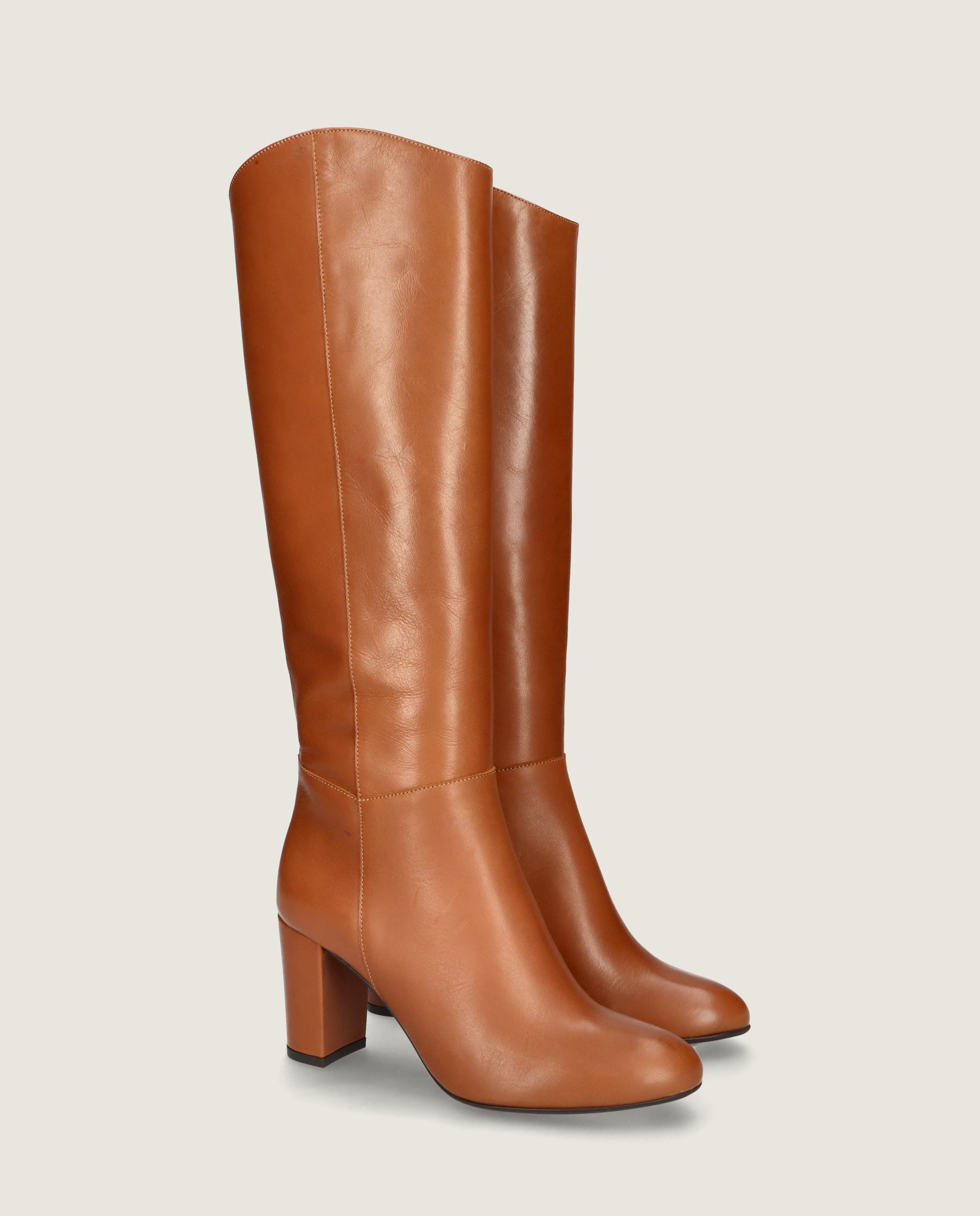 Image de Bottes en cuir marron Maya par Mascaro