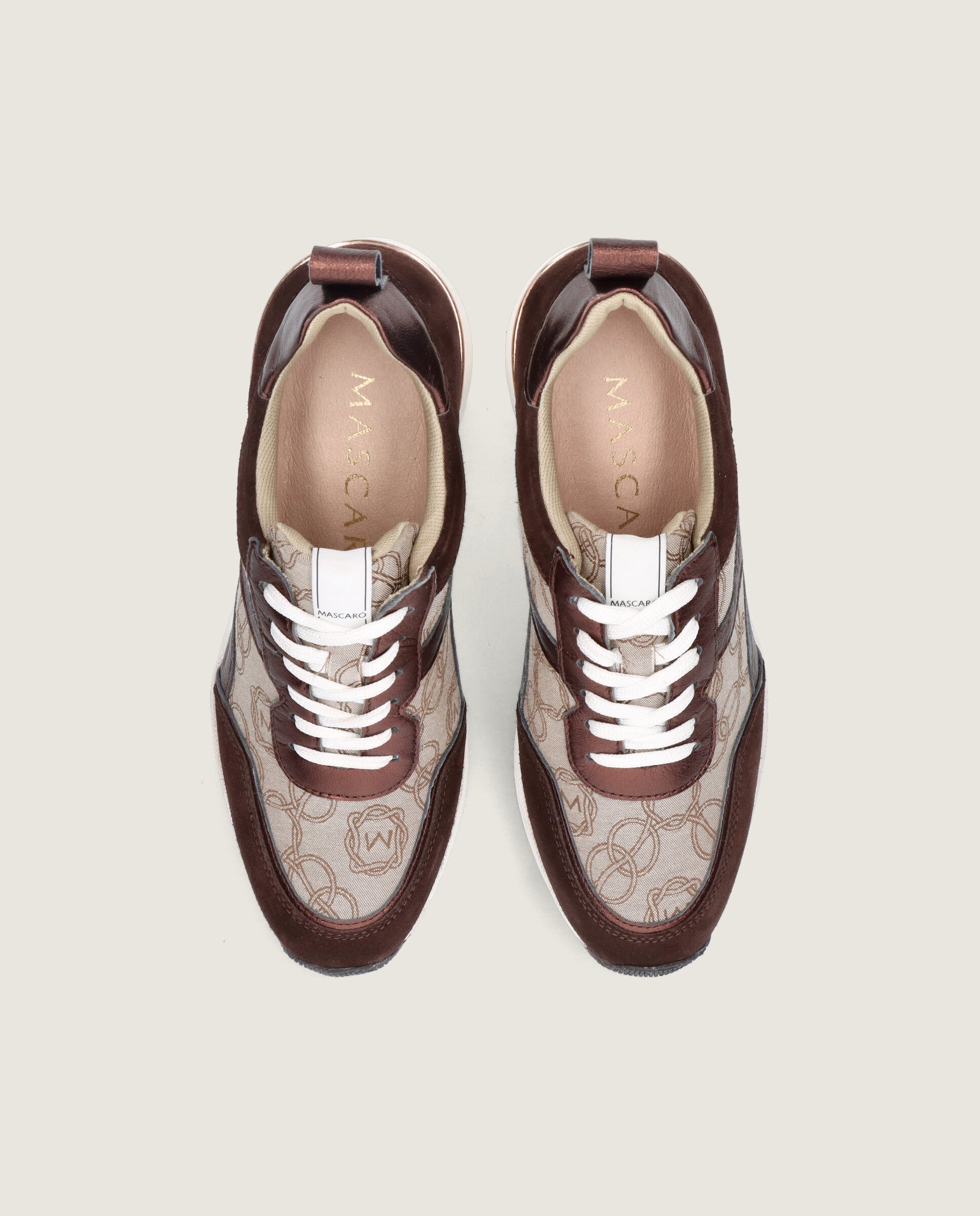 Deportivos Shania Marrones Tejidos