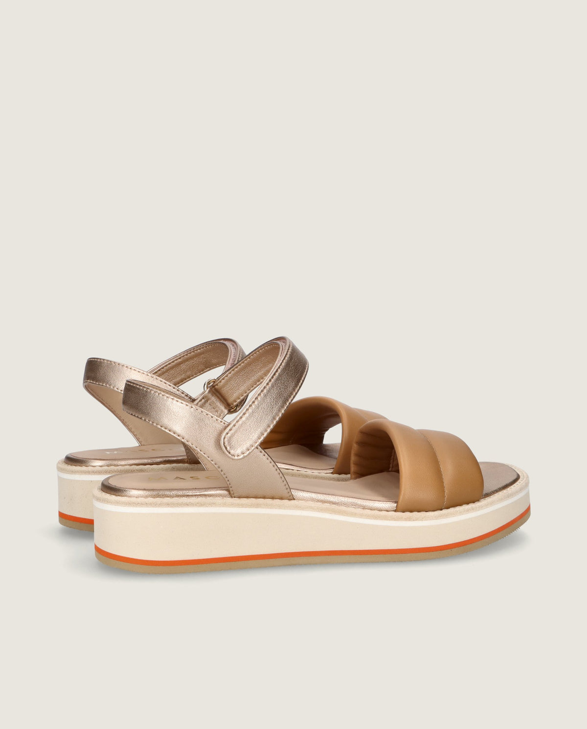 Sandalias Lygia Marrones Piel