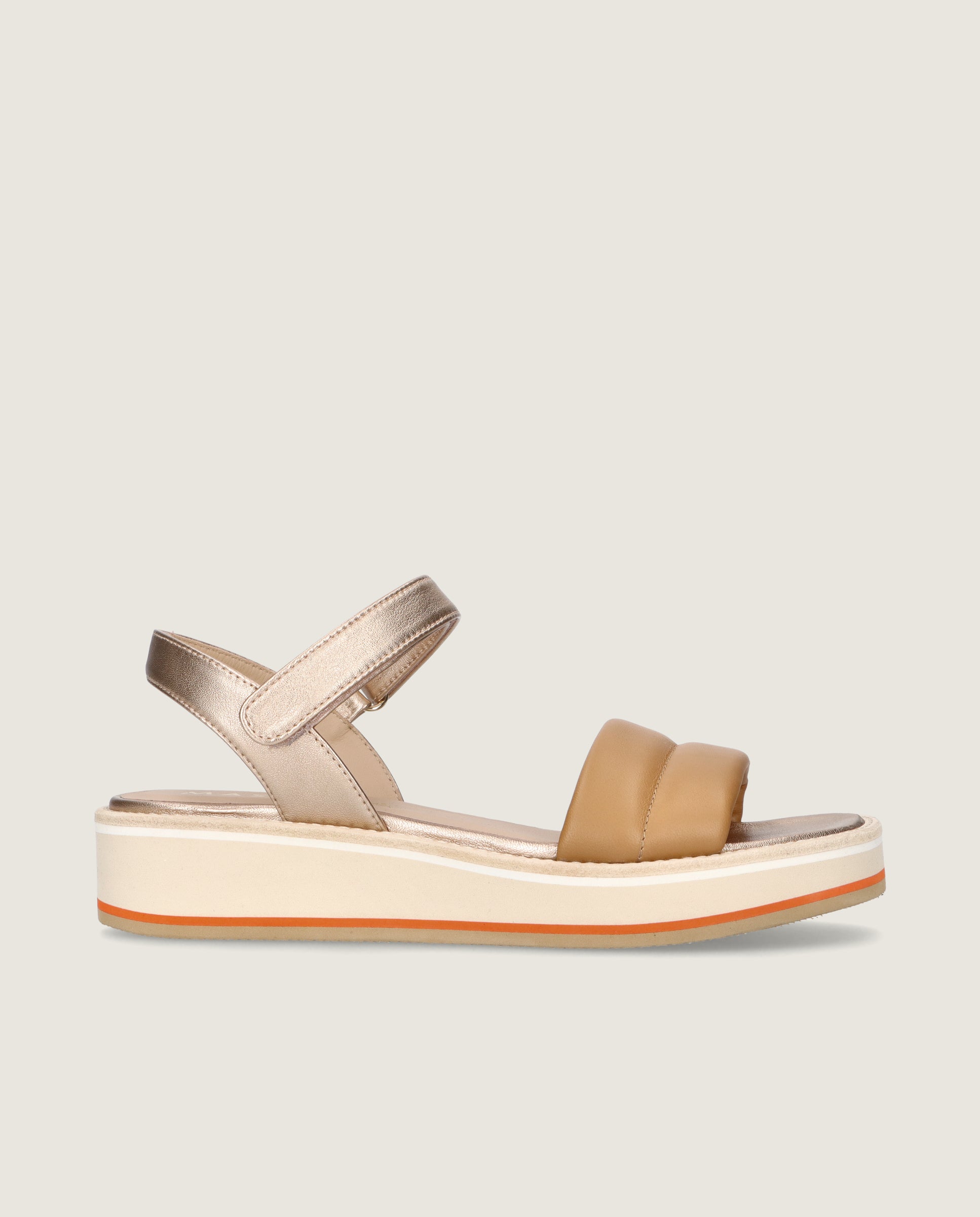 Sandalias Lygia Marrones Piel