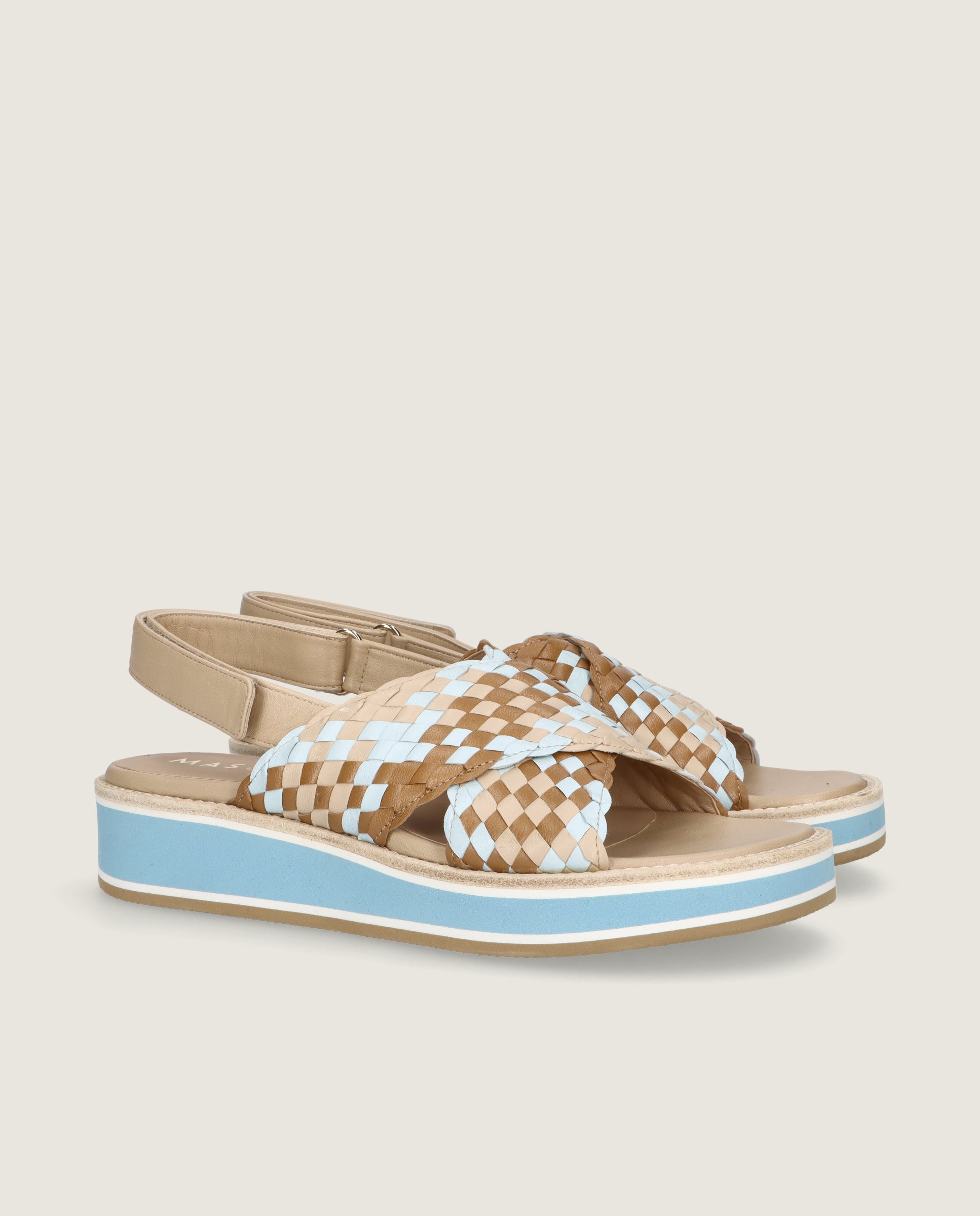 Sandalias Lygia Marrones Piel
