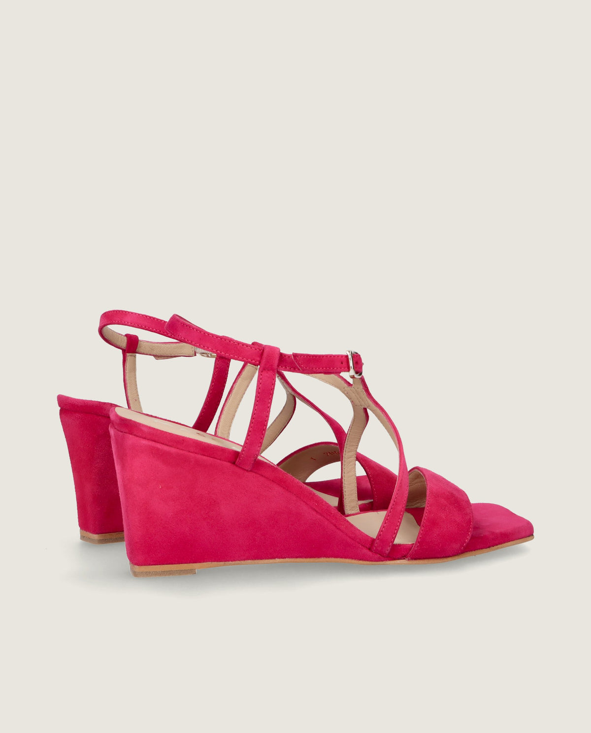 Rosa Stella Wildleder Sandalen