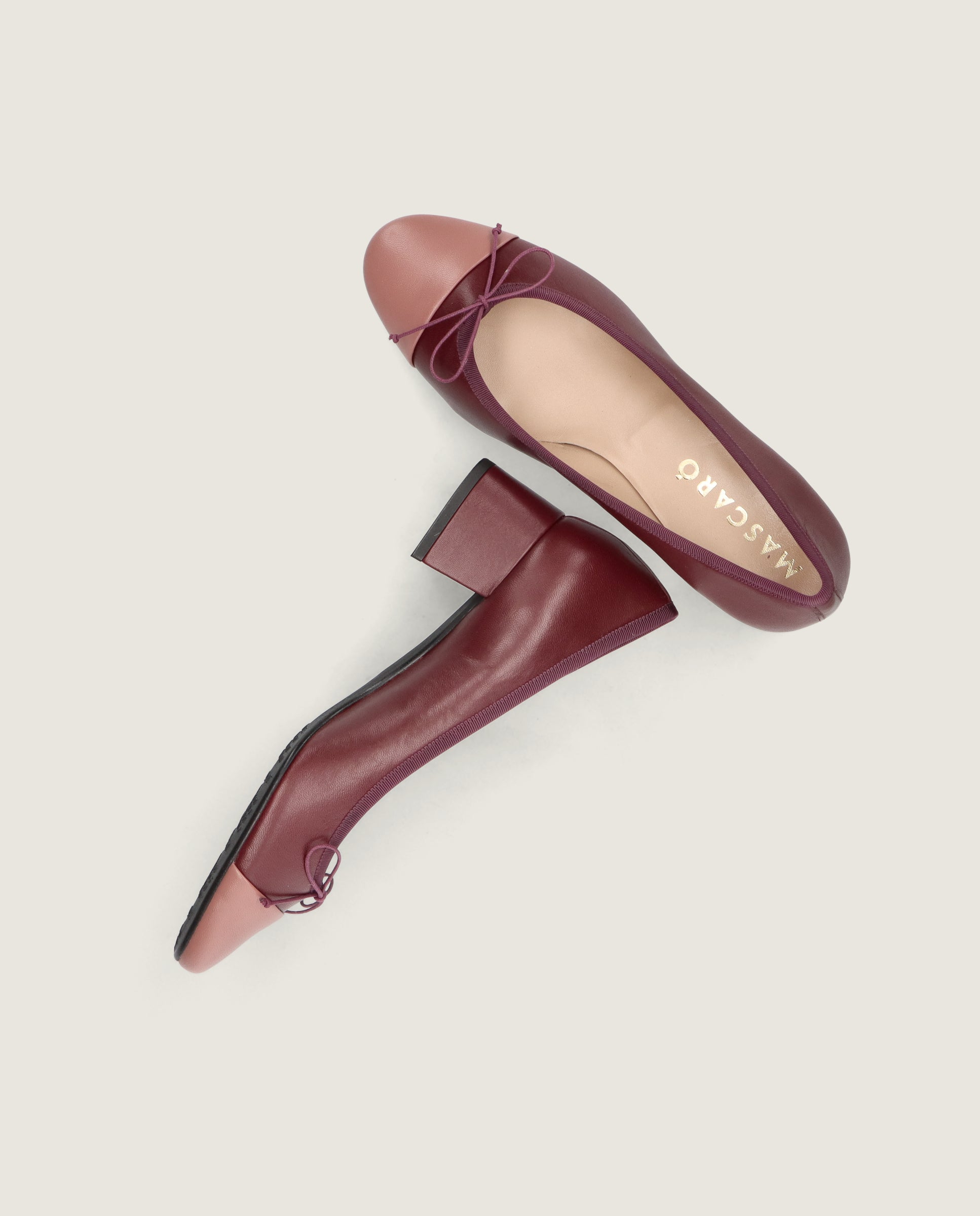 Luisa Red Leather Pumps