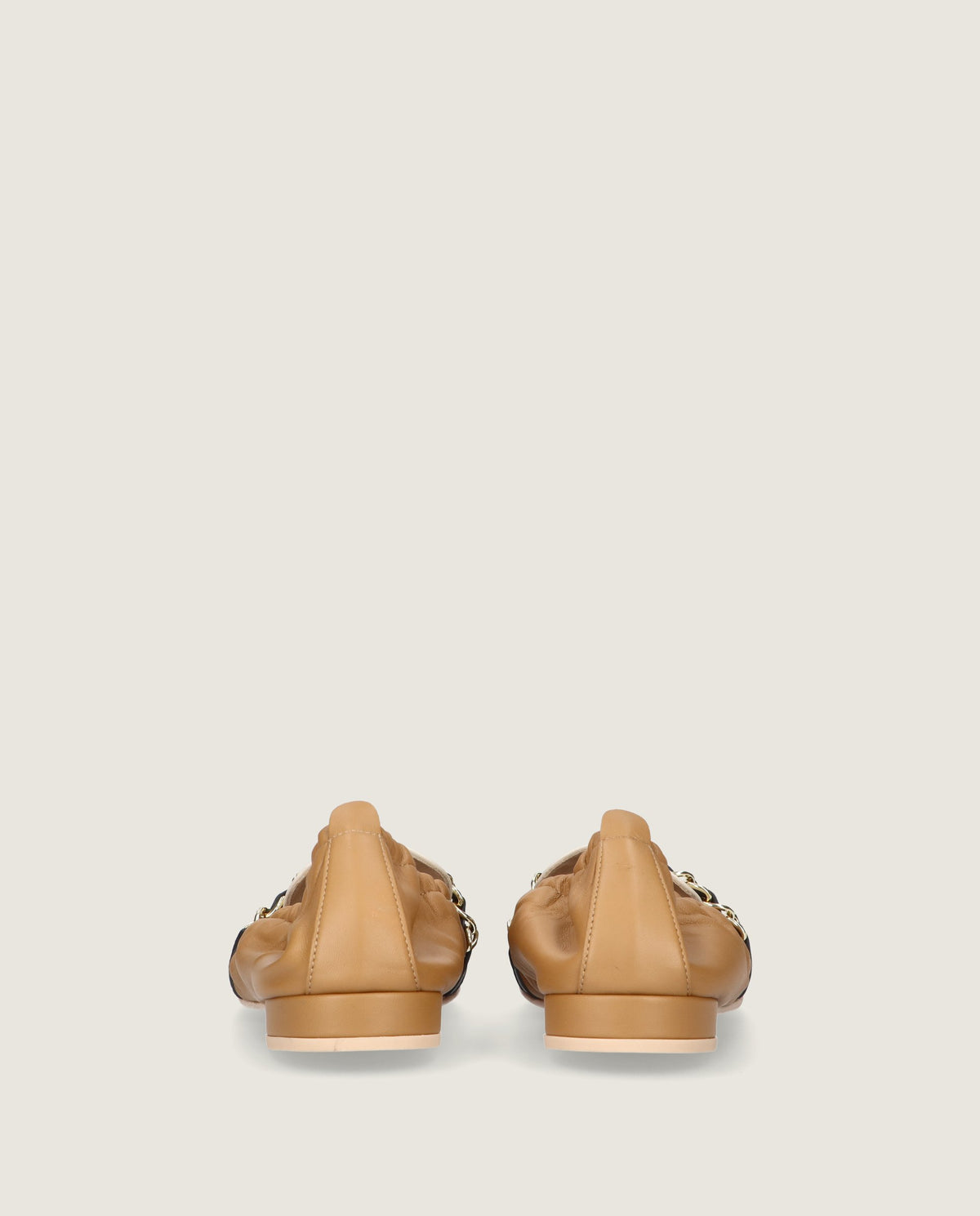 Ballerines en cuir Elise Blancos