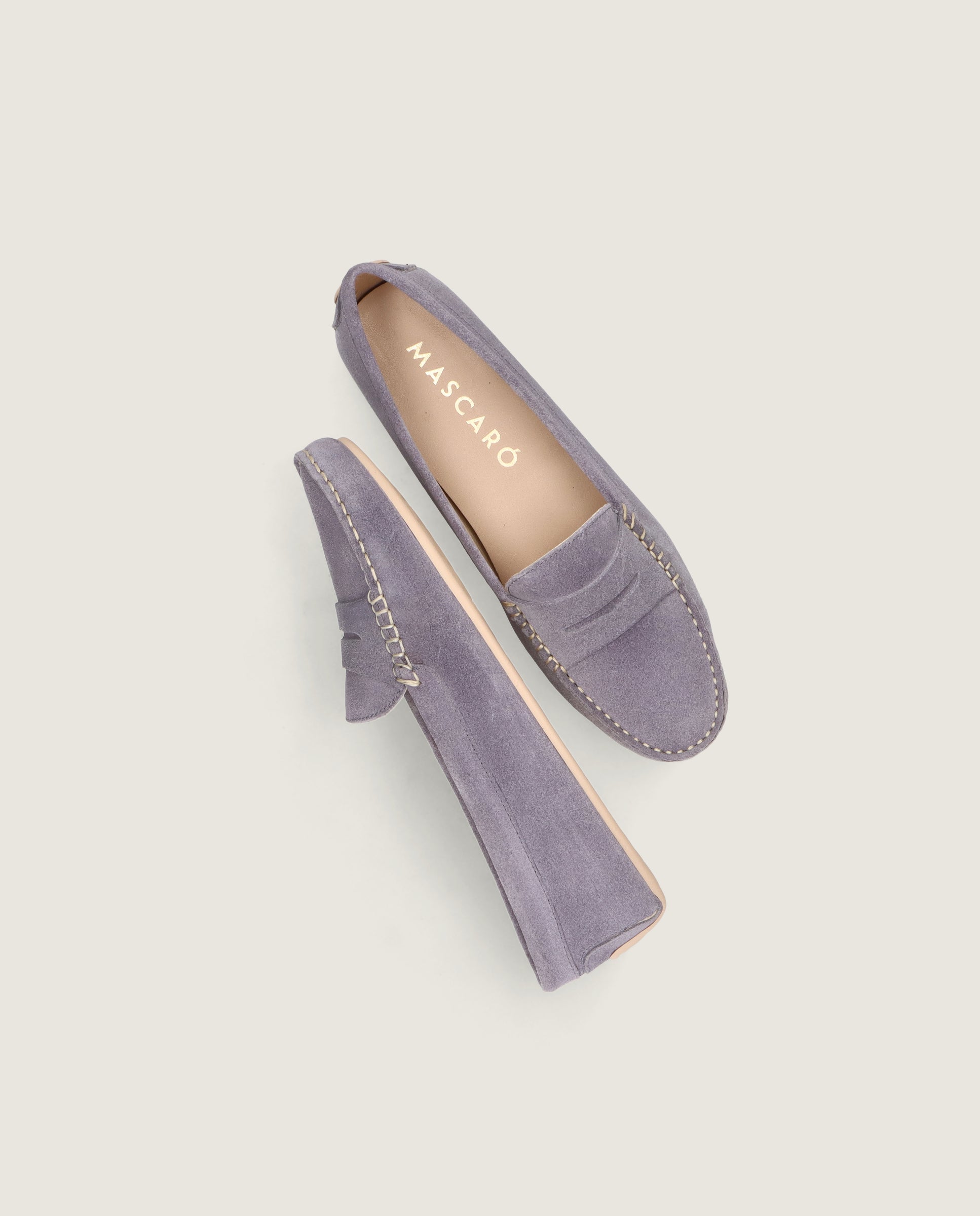 Mocasines Josephine Azules Pieles estampadas